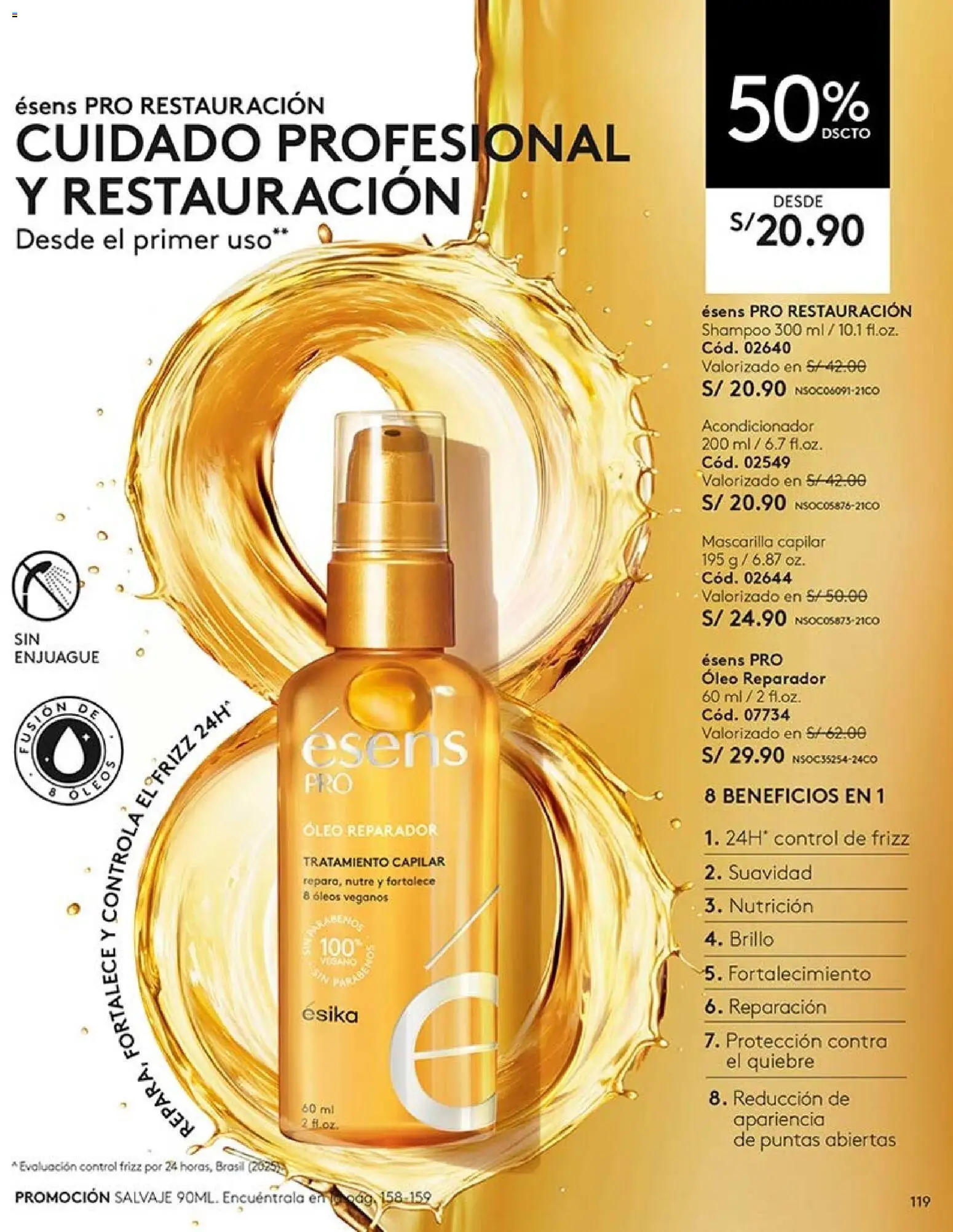 Catálogo Ésika válido desde 02/08/2026 | Página: 131 | Productos: Shampoo, Acondicionador, Mascarilla capilar