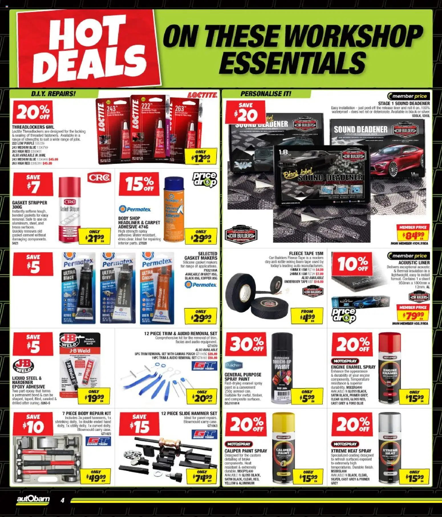 Autobarn catalogue - valid from 01/07/2026 | Page: 4 | Products: Peel, Water, Suit, Audio