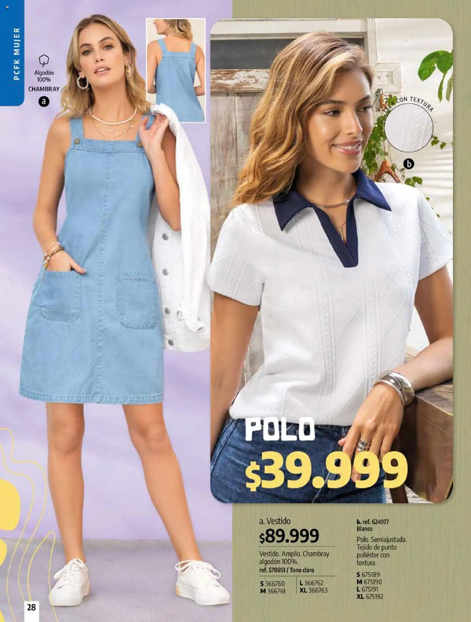 Pacifika revista - valida desde el 18/10/2026 | Página: 28 | Productos: Algodón, Vestido