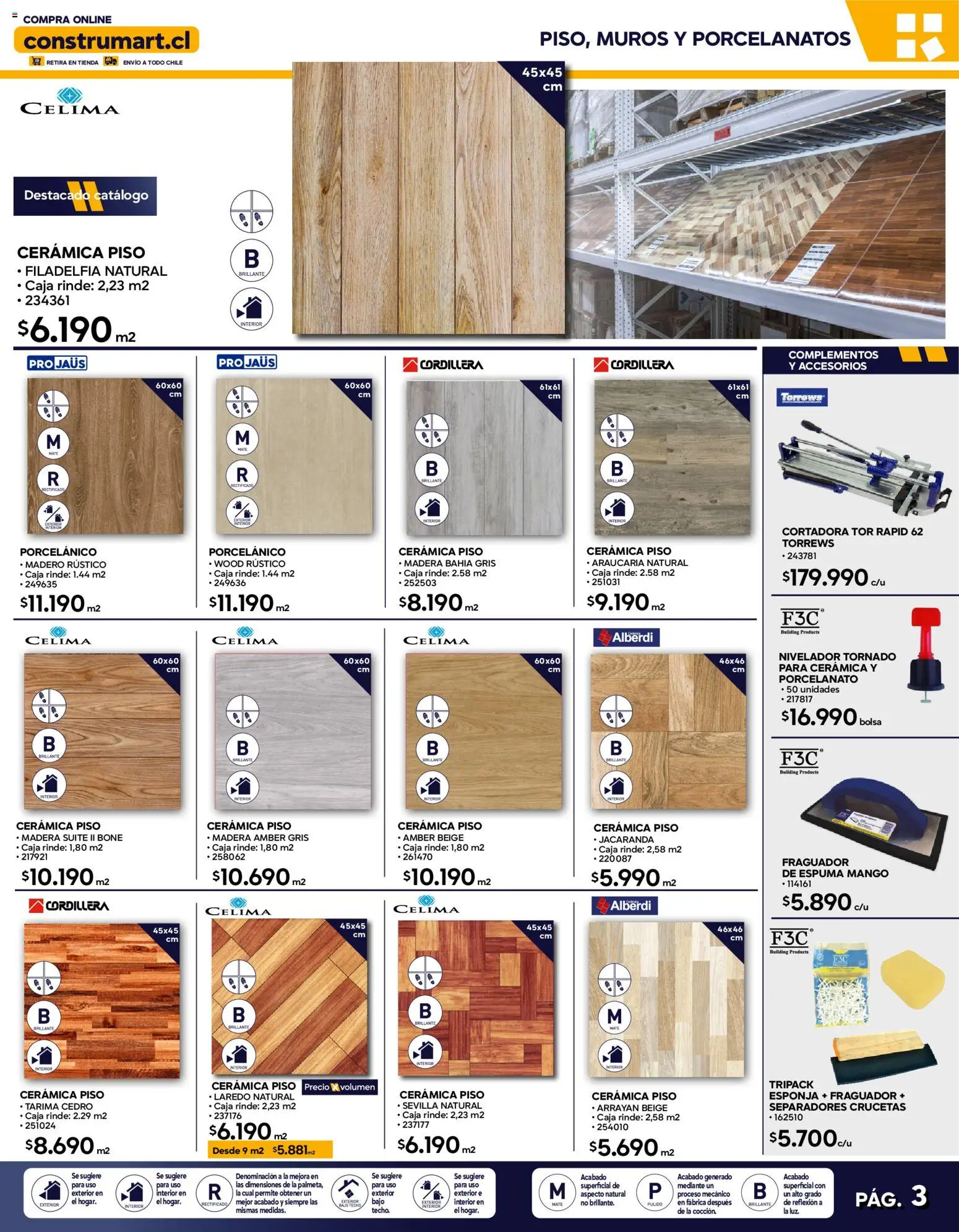 Construmart Ofertas │ válido desde el 31.07.2026 | Página: 3 | Productos: Espuma, Mango, Caja, Bajo