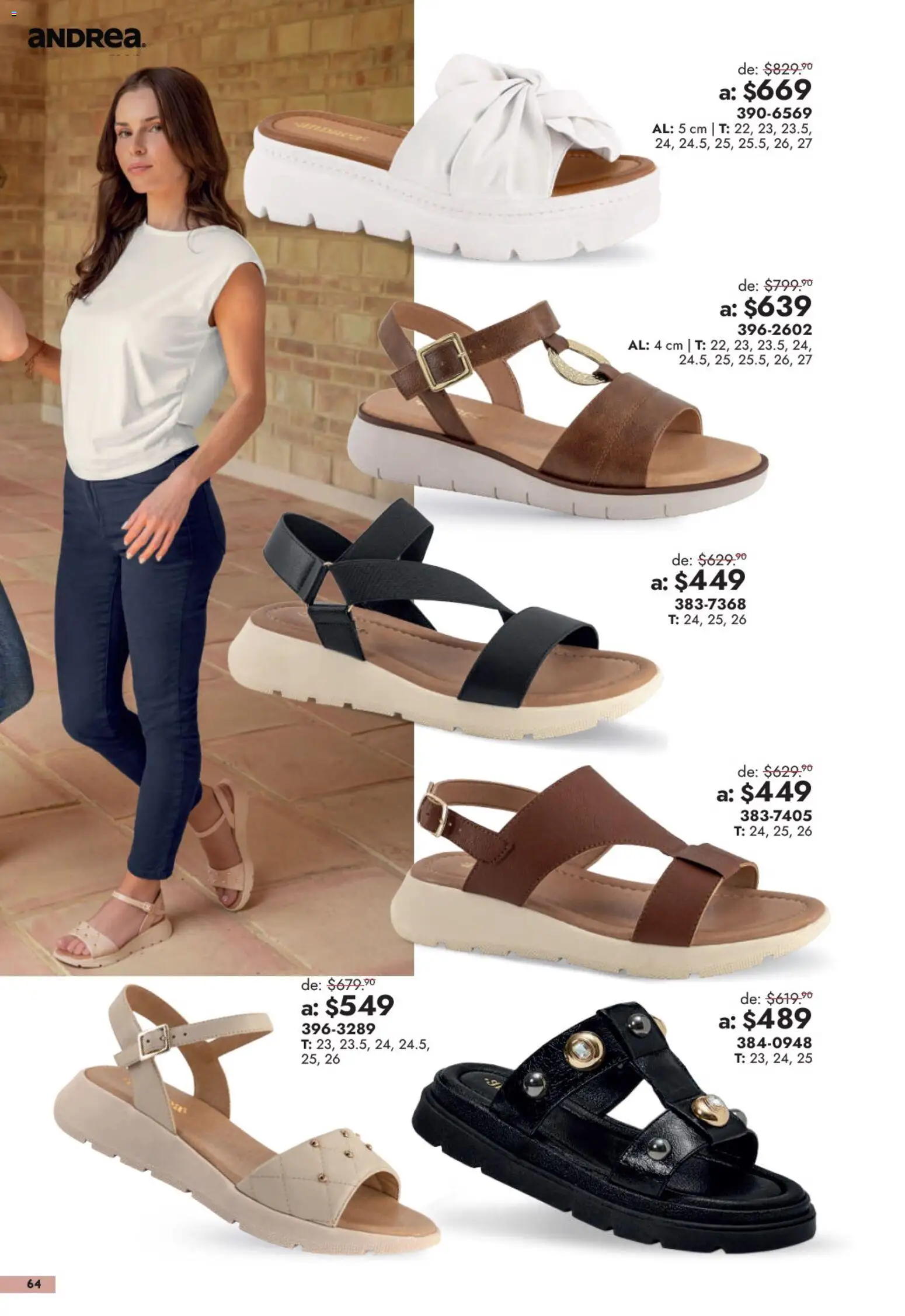 Nuevas ofertas de Andrea válidas en toda la República Mexicana desde el 13/09/2026. ¡Encuentra las mejores ofertas en Andrea catálogo Outlet! | Página: 64