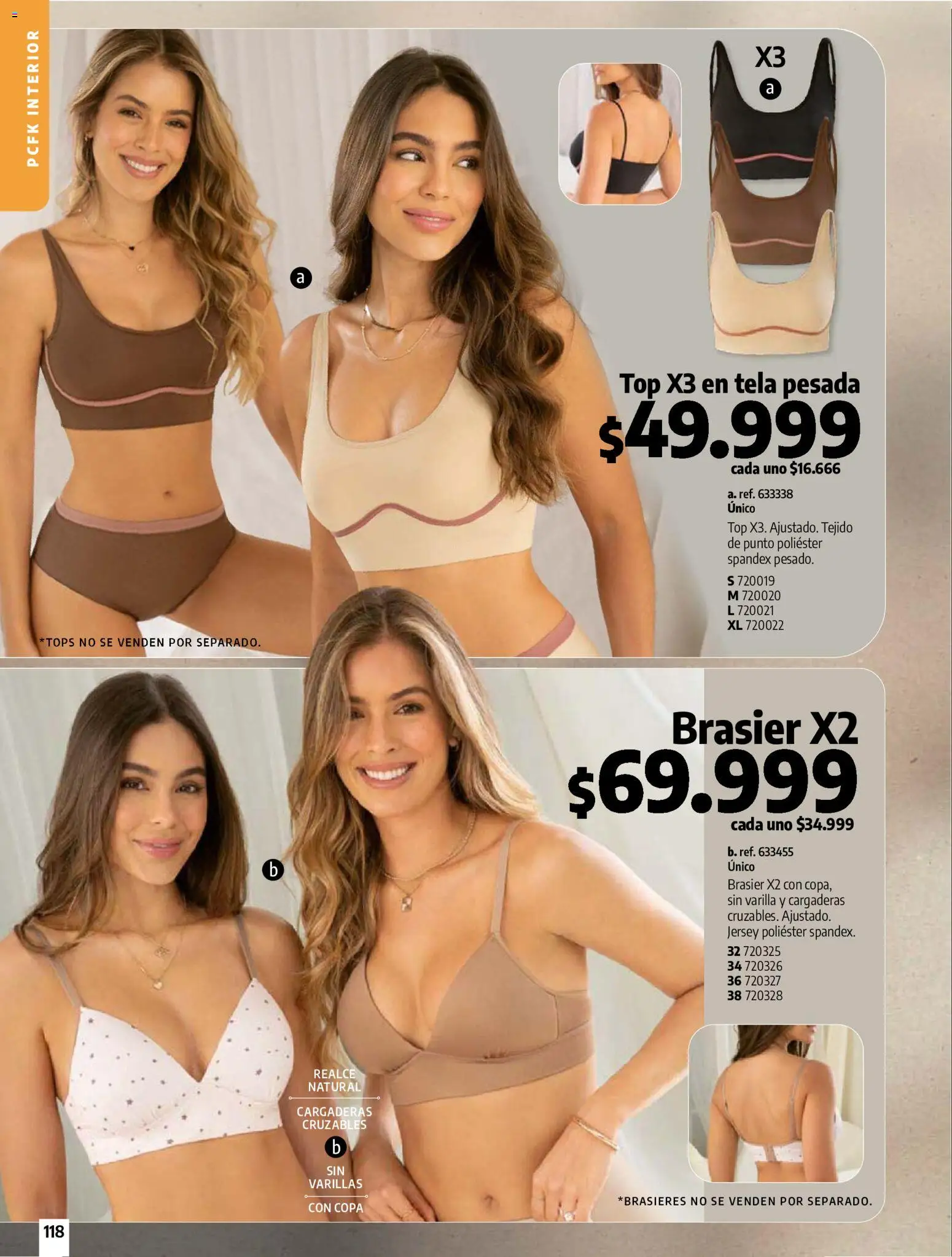 Pacifika revista - valida desde el 21/07/2026 | Página: 117 | Productos: Brasier, Top