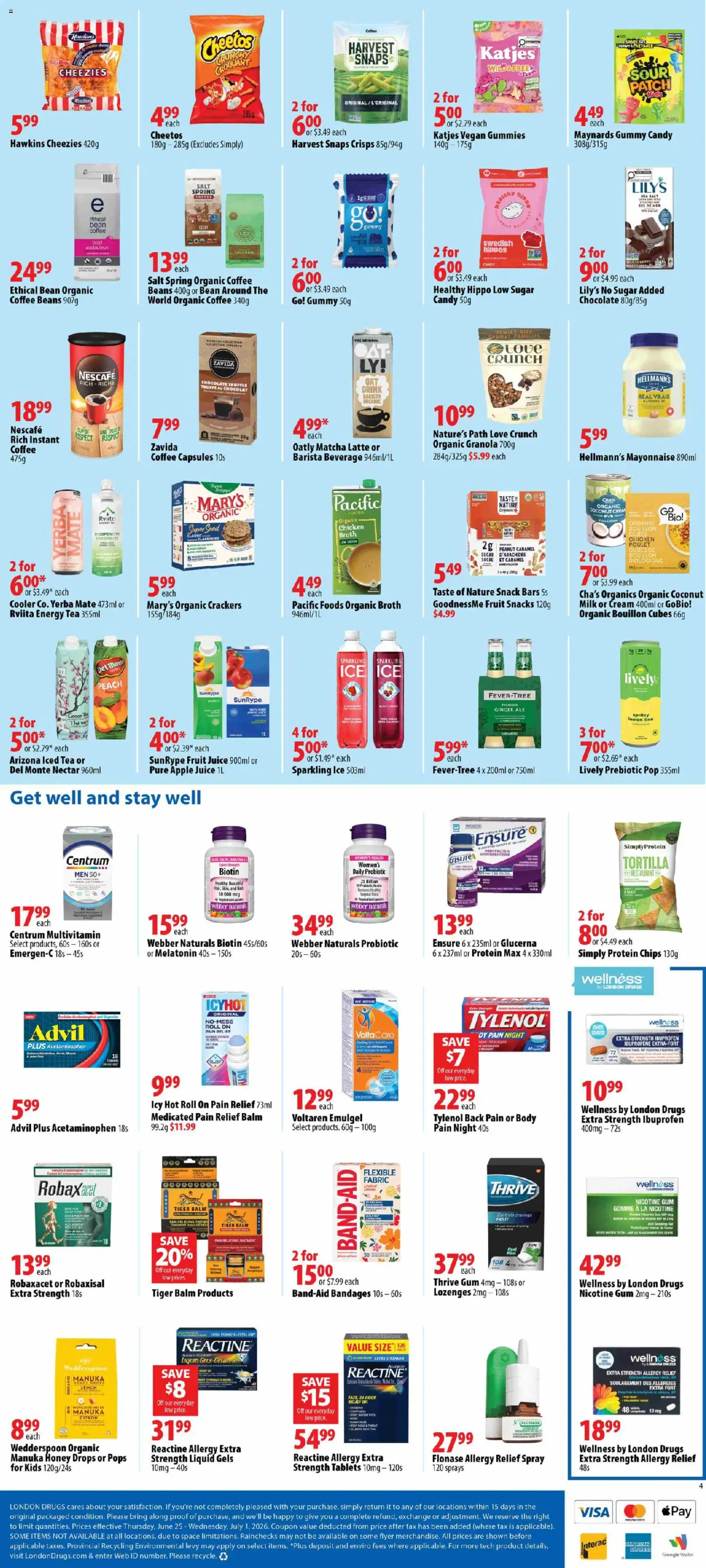 London Drugs flyer valid from Jun 25, 2026 | Page: 4