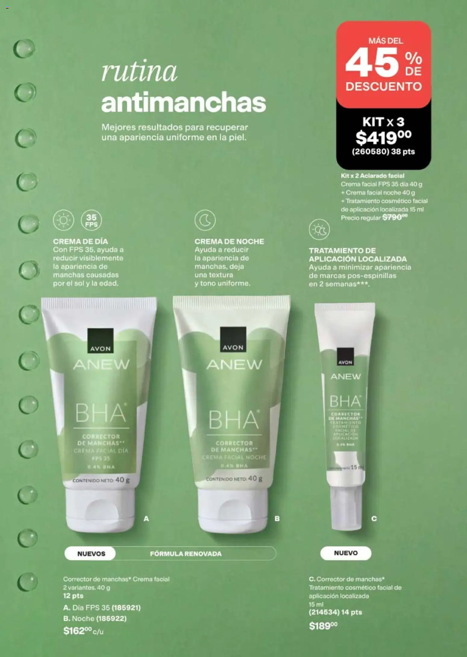 Nuevas ofertas de AVON válidas en toda la República Mexicana desde el 10/07/2026. ¡Encuentra las mejores ofertas en AVON campaña 11 2026! | Página: 111 | Productos: Crema, Crema facial, Corrector