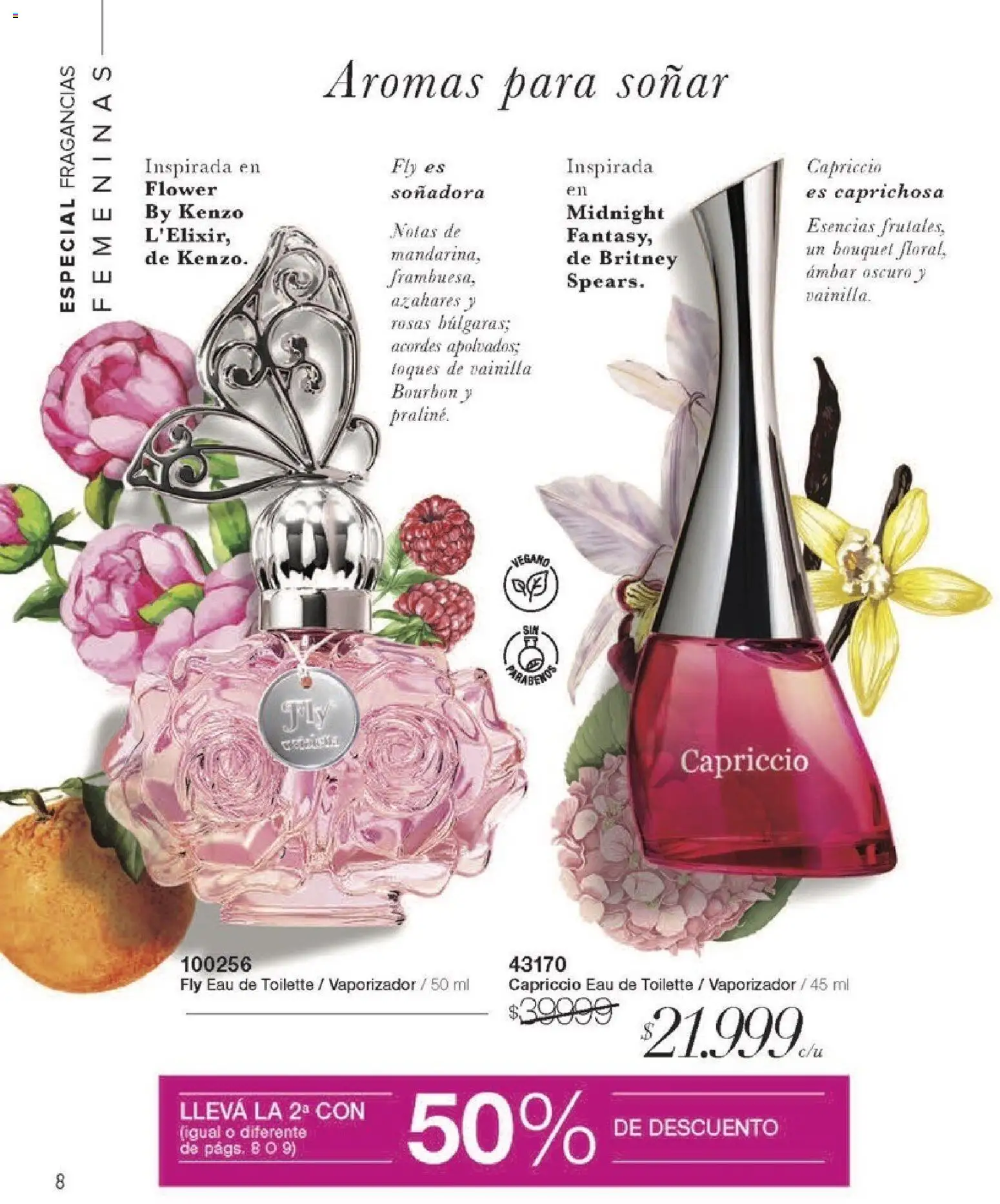 Violetta - Violetta Cosméticos │ válido desde el 09.03.2026 | Página: 8 | Productos: Eau de toilette, Esencias