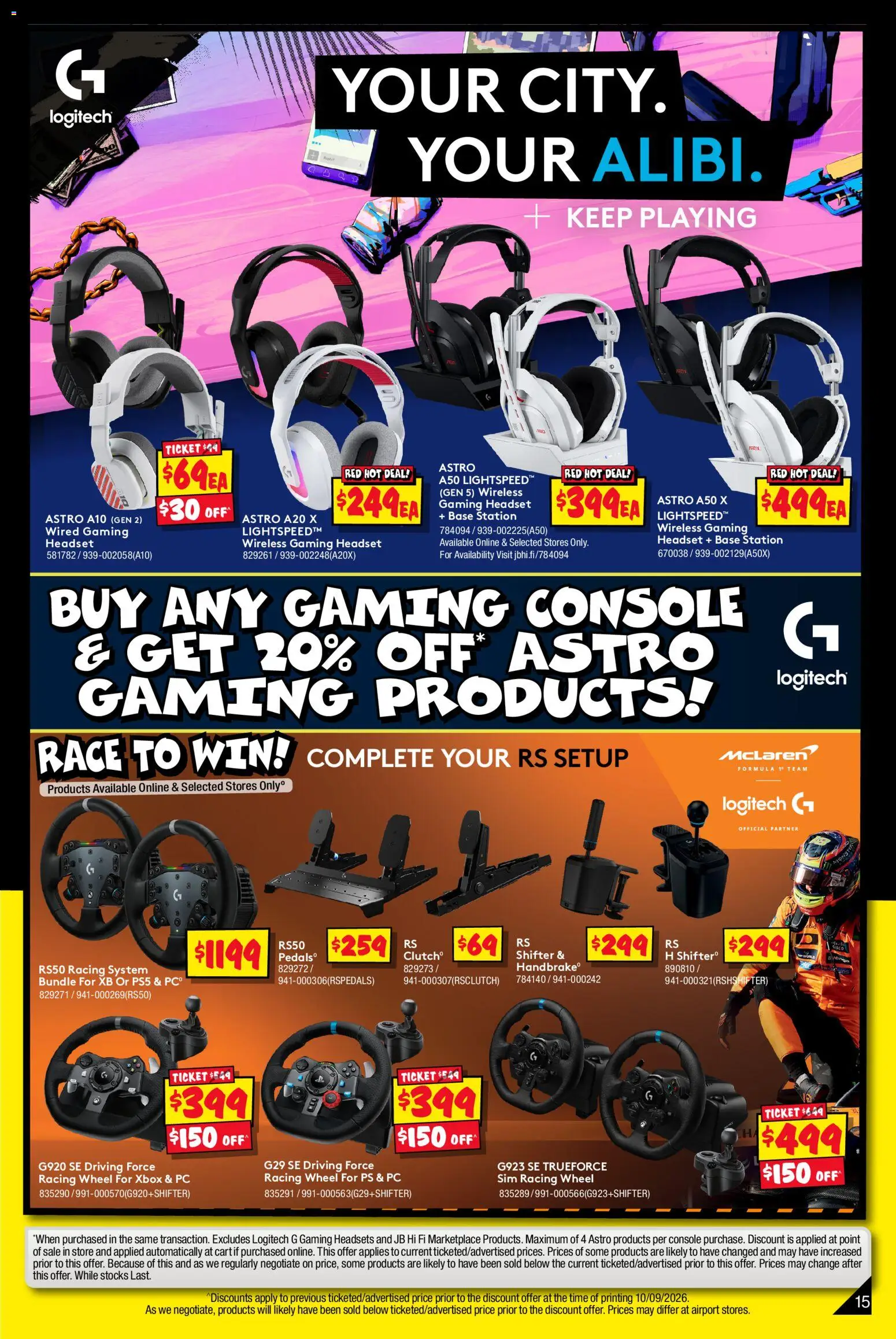 JB Hi-Fi catalogue - valid from 24/09/2026 | Page: 15 | Products: Pc, Headset, Gaming console, Xbox