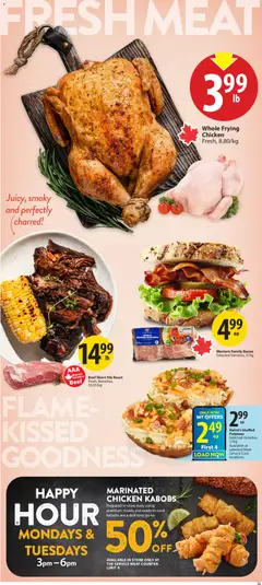 Preview of Save on foods weekly flyer / circulaire from shop Save on foods valid from 11.06.2026 | Page: 6 | Products: Beef, Potatoes, Case, Chicken