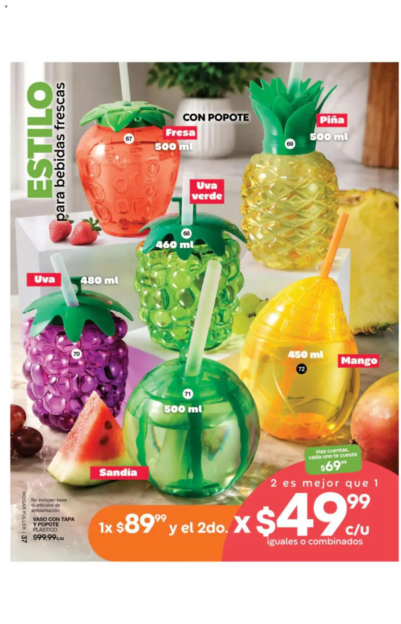 Nuevas ofertas de Fuller válidas en toda la República Mexicana desde el 08/07/2026. ¡Encuentra las mejores ofertas en Fuller campaña 7 2026! | Página: 31 | Productos: Fresa, Sandía, Piña, Té