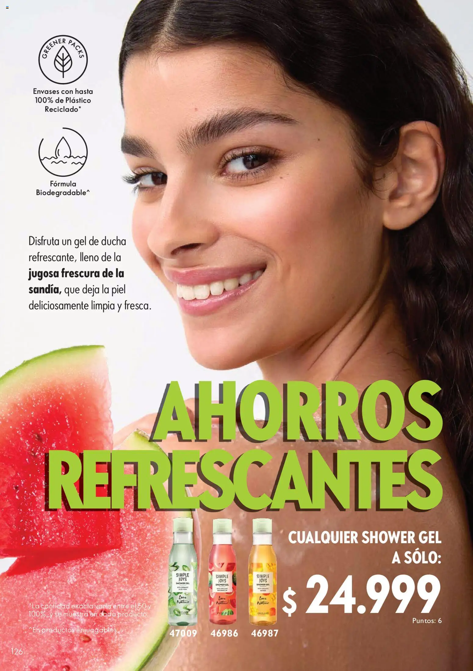Oriflame revista - valida desde el 01/08/2026 | Página: 126 | Productos: Ducha, Gel de ducha