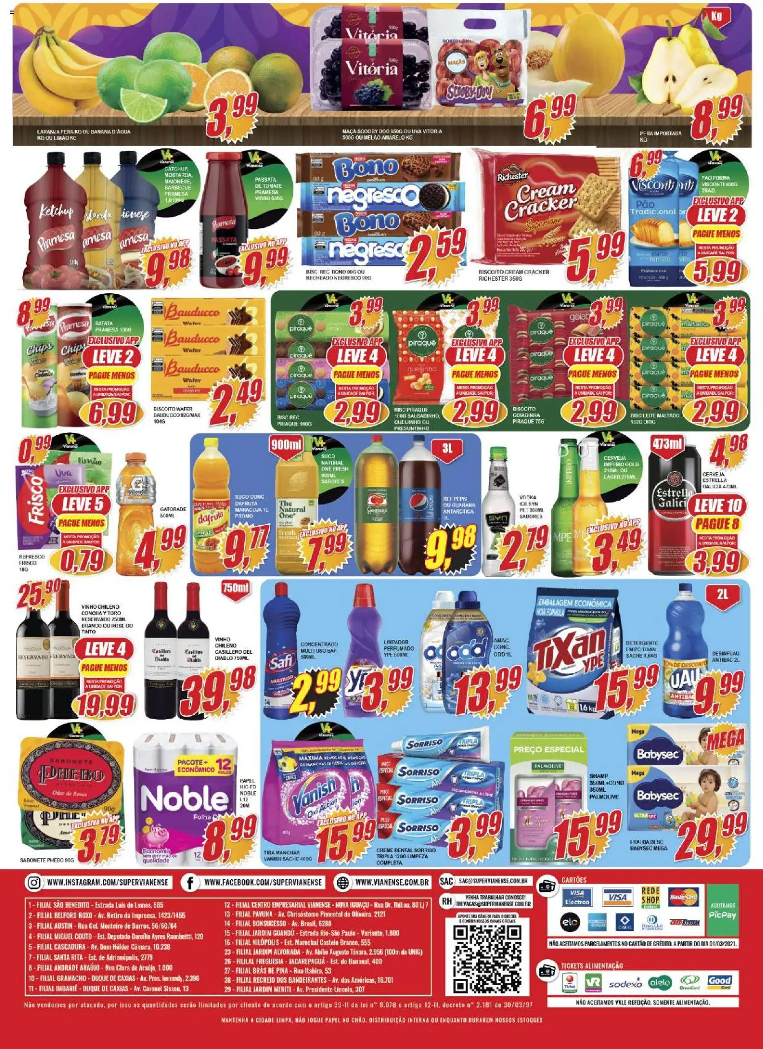 Vianense Folheto - válido de 20.05.2026 | Página: 2 | Produtos: Gatorade, Creme, Sabonete, Vodka