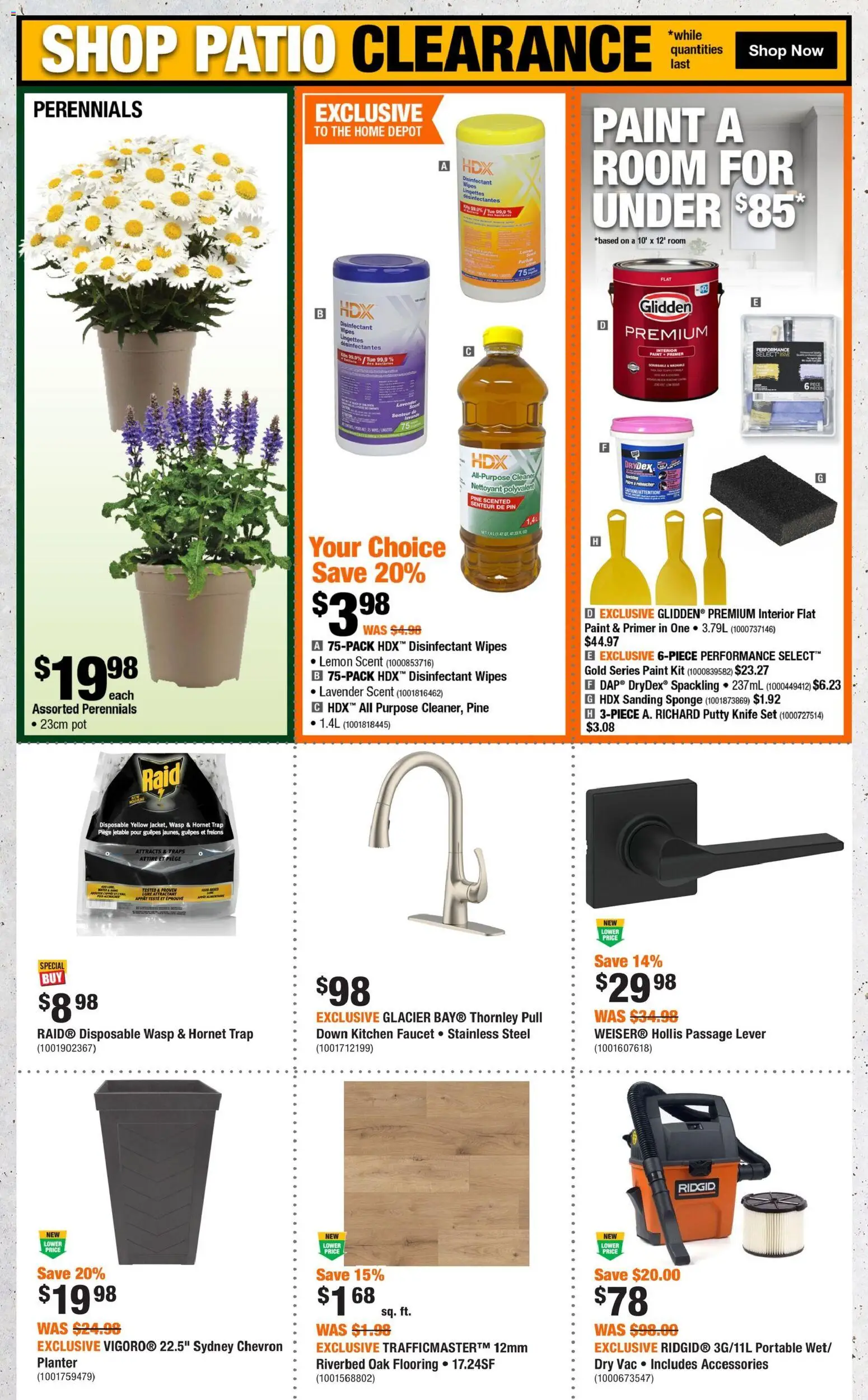 Home Depot flyer valid from Jul 23, 2026 | Page: 2 | Products: Sponge