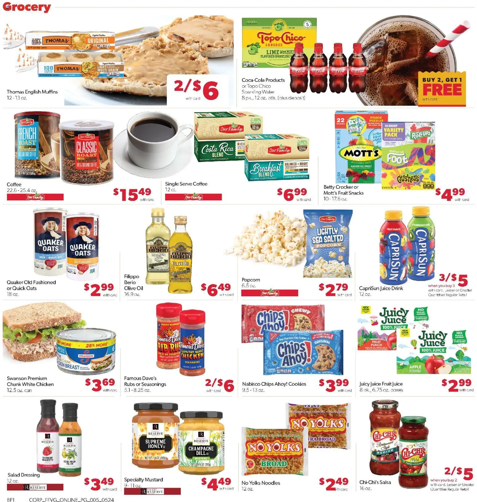 Family Fare Weekly Ad - valid from 24.05.2026 | Page: 9 | Products: Chocolate, Sugar, Lime, Raspberry