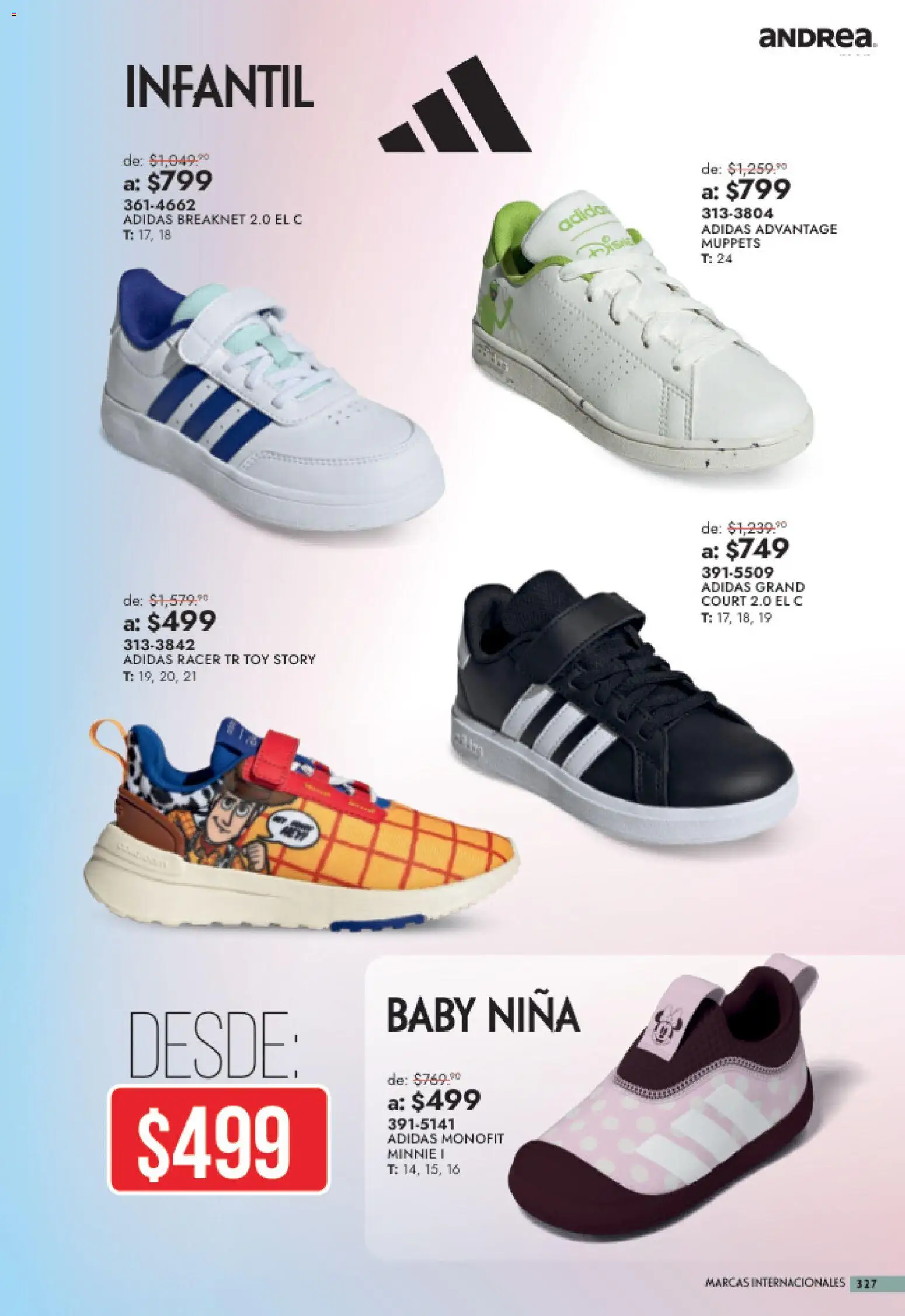 Nuevas ofertas de Andrea válidas en toda la República Mexicana desde el 26/07/2026. ¡Encuentra las mejores ofertas en Andrea catálogo Outlet! | Página: 327