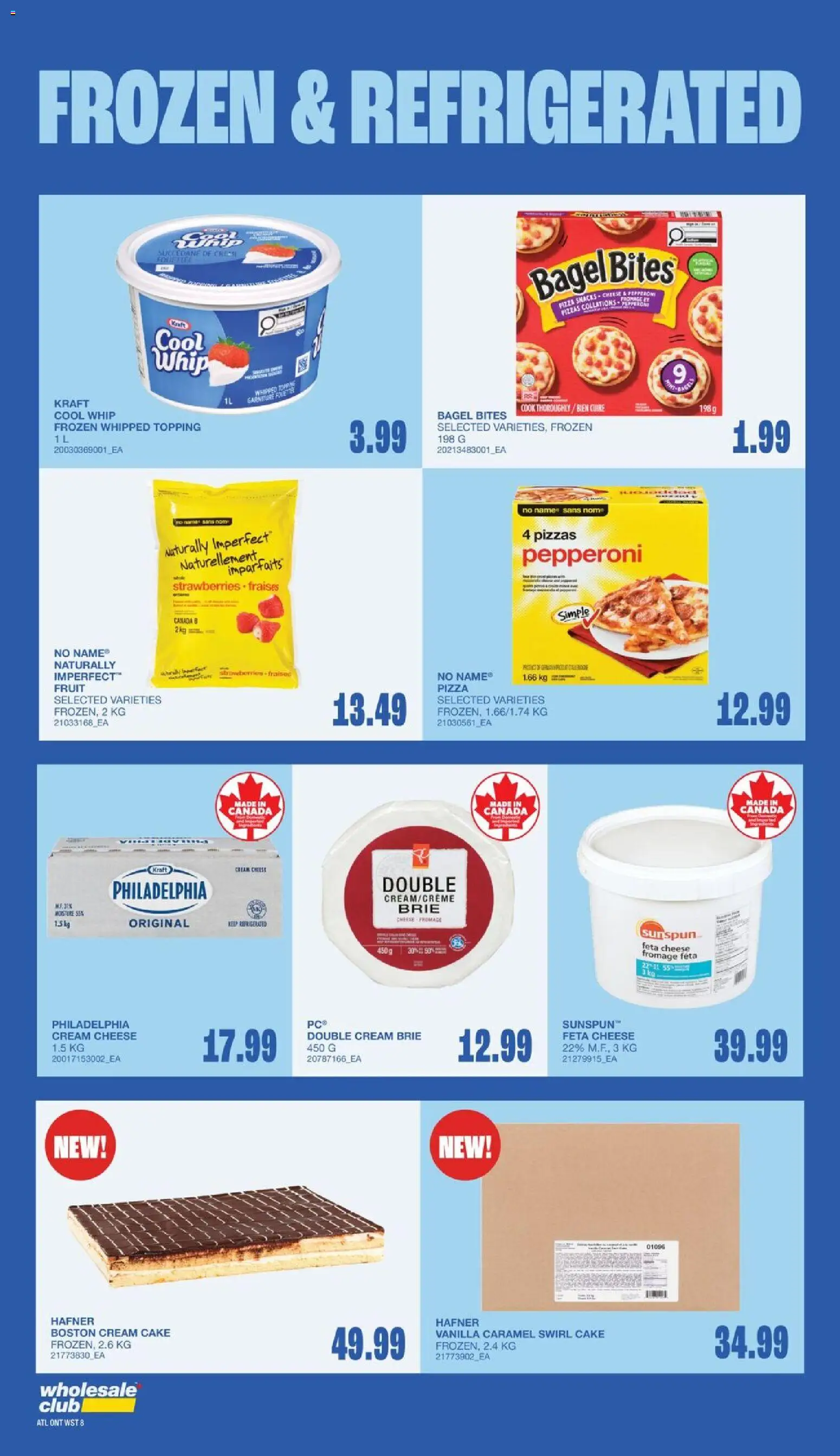 Wholesale Club flyer valid from Oct 1, 2026 | Page: 16 | Products: Cream, Feta cheese, Vanilla, Cheese