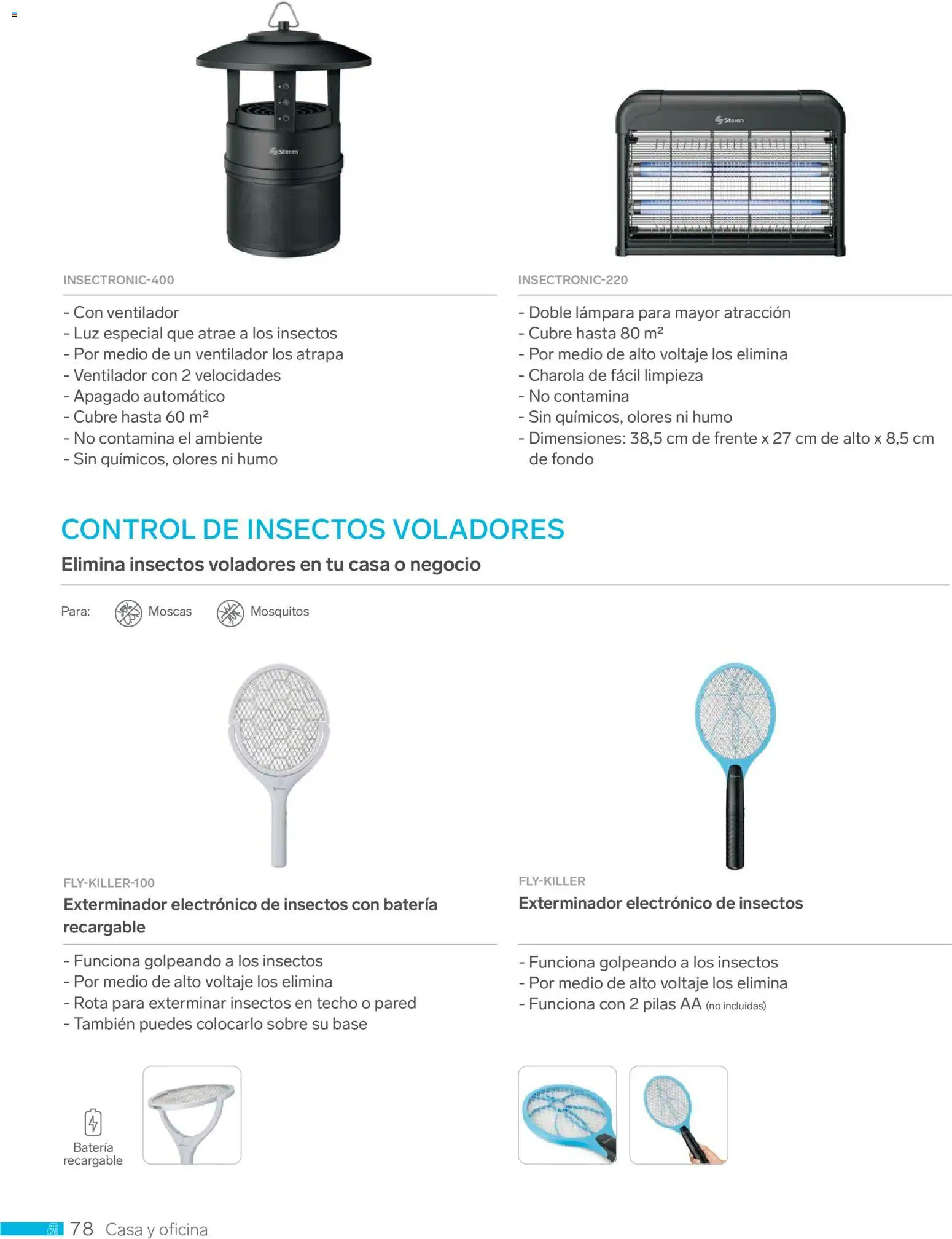 Nuevas ofertas de Steren válidas en toda la República Mexicana desde el 01.01.2026. ¡Encuentra las mejores ofertas en Steren catálogo! | Página: 90 | Productos: Batería, Lámpara, Sobre, Pilas