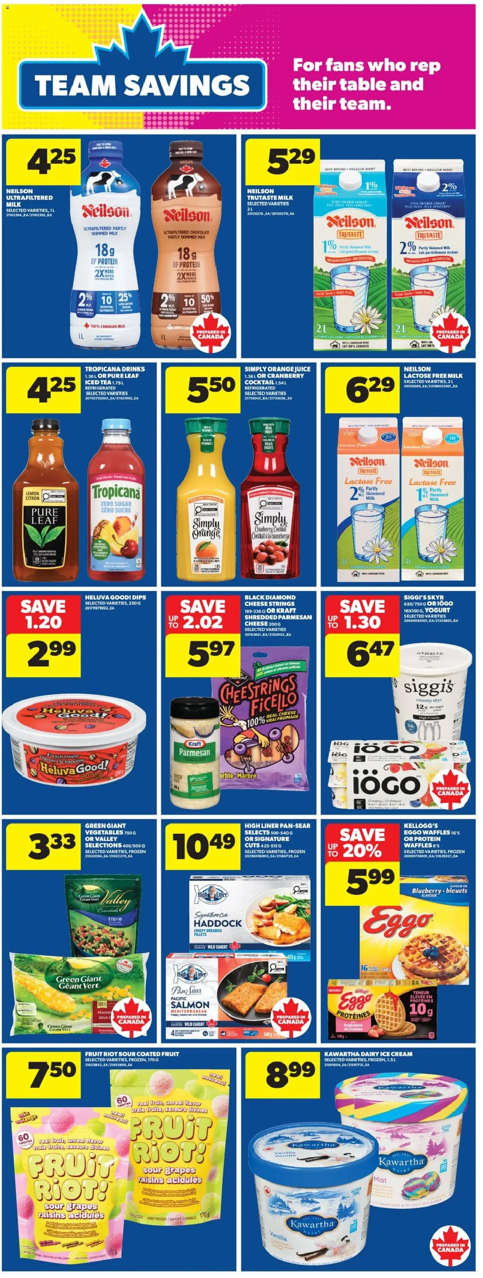 Real Canadian Superstore flyer valid from 18.06.2026 | Page: 27 | Products: Tea, Ice cream, Yogurt, Juice