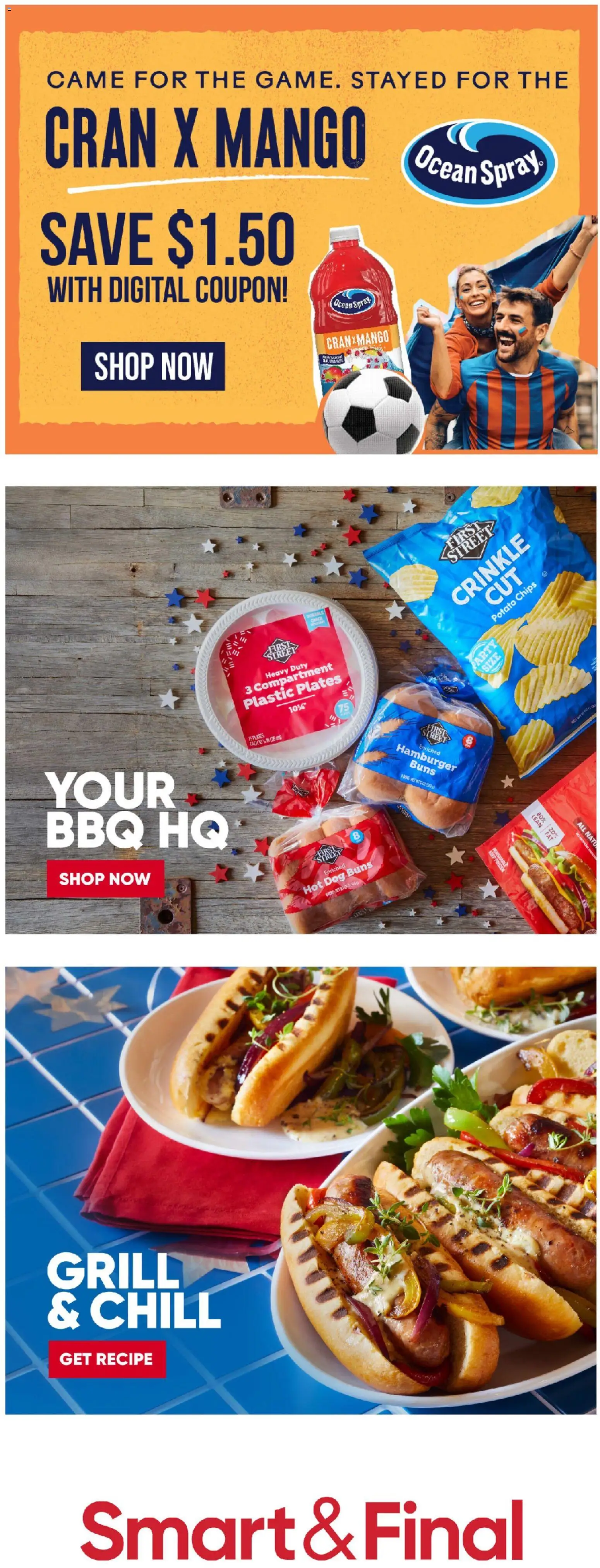 Smart & Final Weekly Ad - valid from 06/26/2026 | Page: 2 | Products: Chips, Mango, Grill