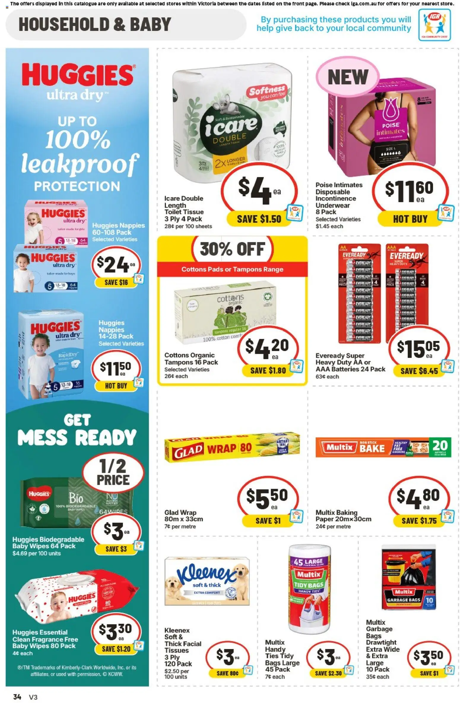 Ritchies catalogue - valid from 19/08/2026 | Page: 31 | Products: Fragrance, Garbage bags, Batteries, Tampons