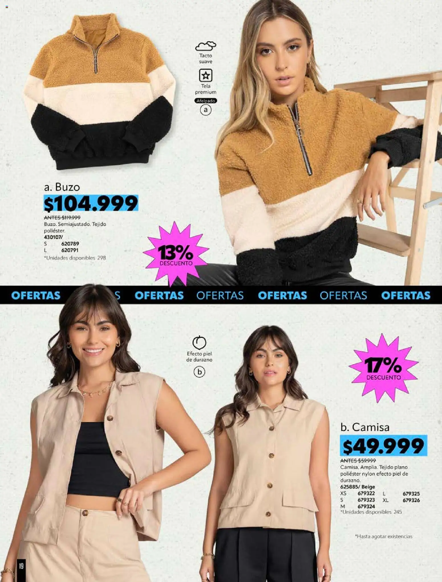 Pacifika revista - valida desde el 18/10/2026 | Página: 224 | Productos: Buzo, Camisa, Durazno