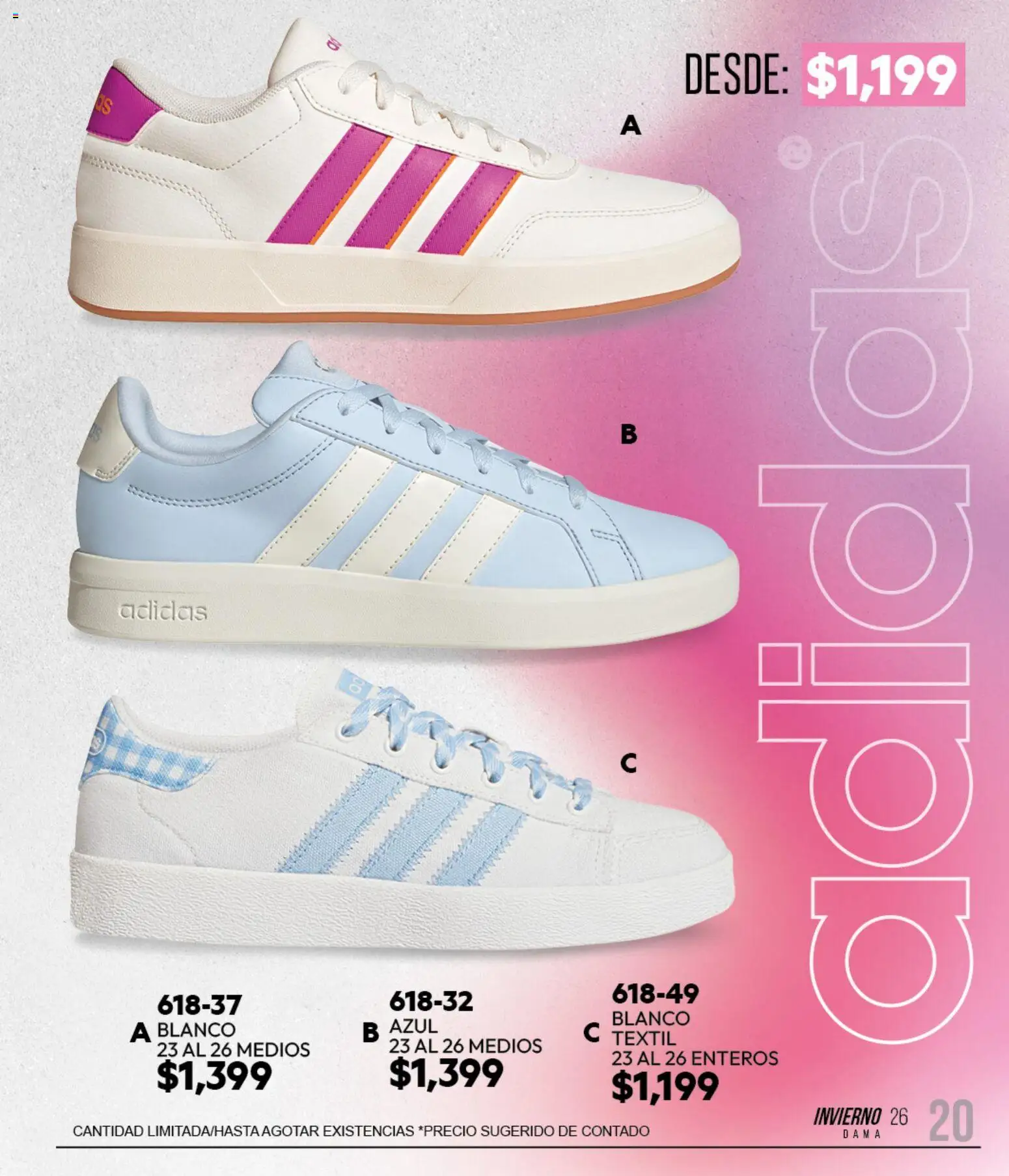 Nuevas ofertas de Cklass válidas en toda la República Mexicana desde el 11/09/2026. ¡Encuentra las mejores ofertas en Cklass catálogo Sportbrands Dama Invierno! | Página: 23