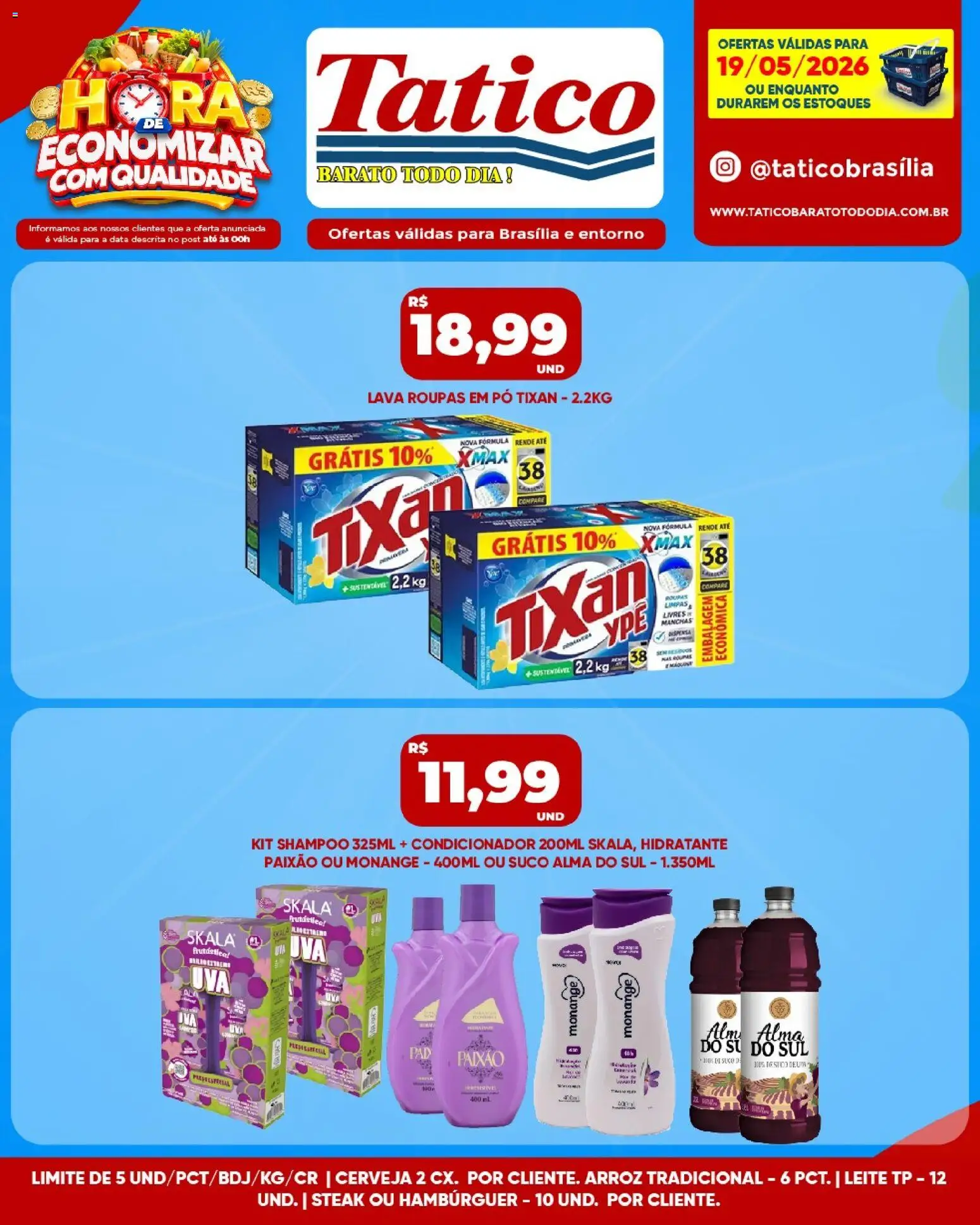 Tatico Folheto - válido de 20.05.2026 | Página: 31 | Produtos: Pó, Condicionador, Leite, Arroz