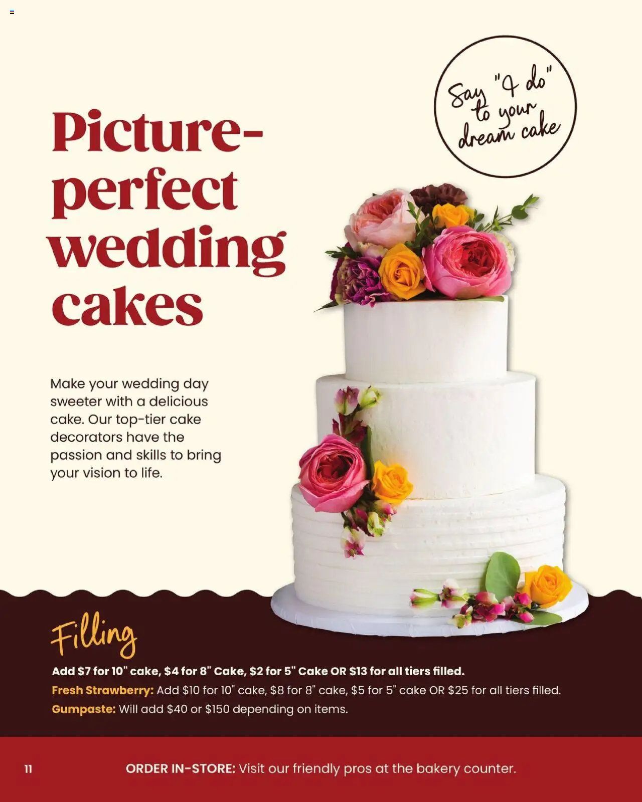Acme Entertaining Guide - valid from 10/03/2025 | Page: 12 | Products: Bakery, Cake