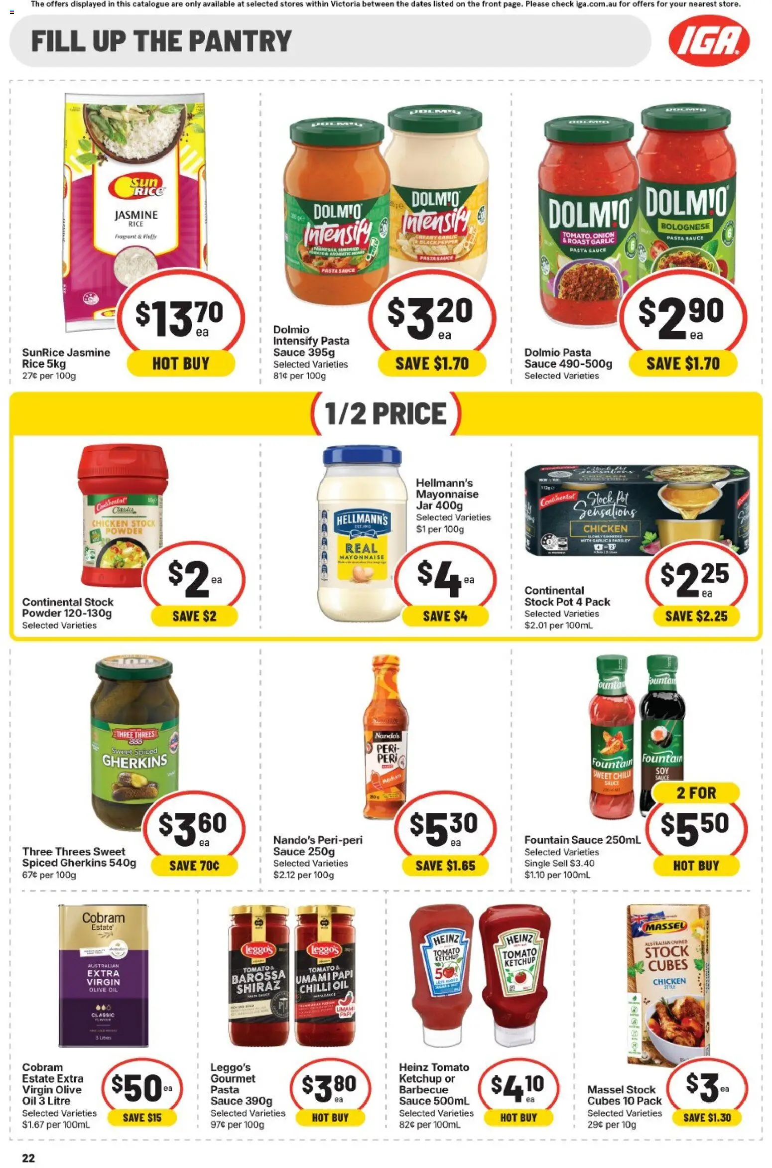IGA catalogue - valid from 30/09/2026 | Page: 18 | Products: Oil, Pasta, Mayonnaise, Garlic