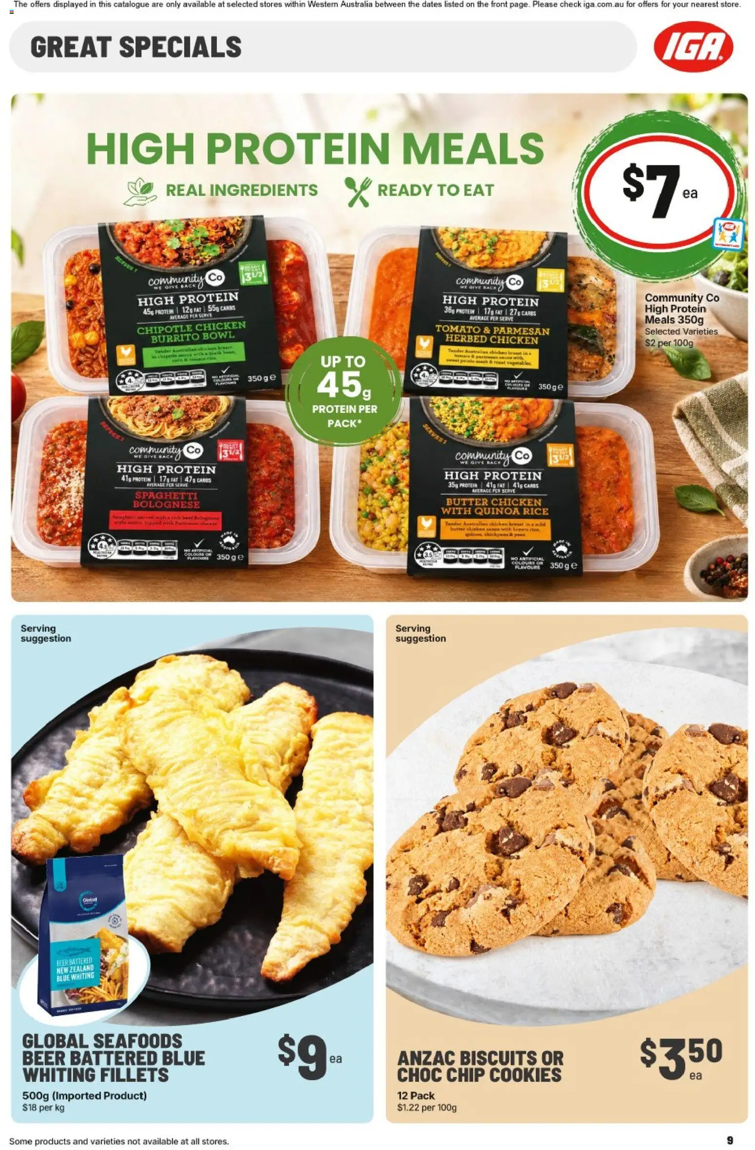 IGA catalogue - valid from 30/09/2026 | Page: 9 | Products: Beer, Chicken, Rice, Sauce