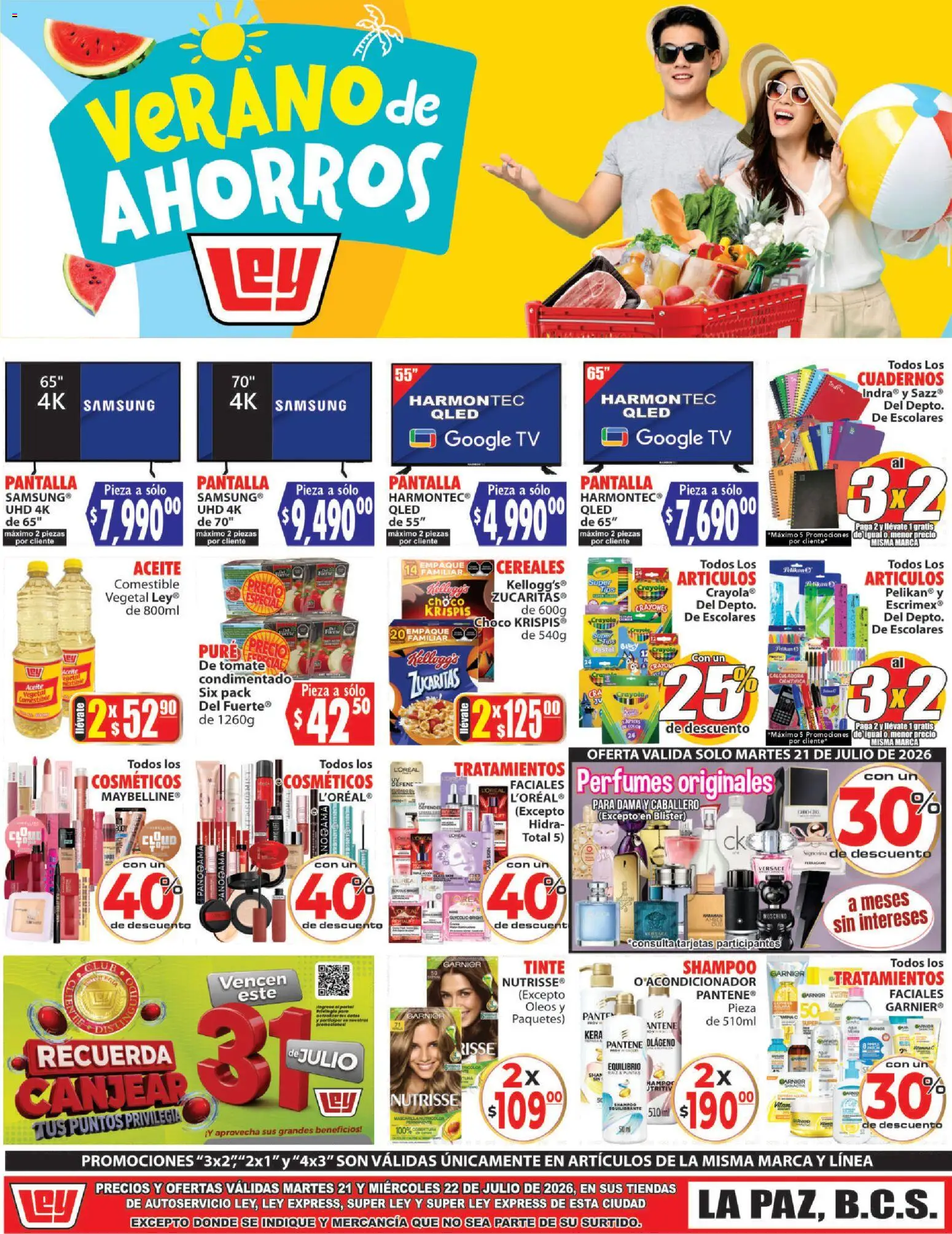 Nuevas ofertas de Casa Ley válidas en toda la República Mexicana desde el 21/07/2026. ¡Encuentra las mejores ofertas en Casa Ley folleto Autoservicio! | Página: 2 | Productos: Tomate, Aceite, Cereales