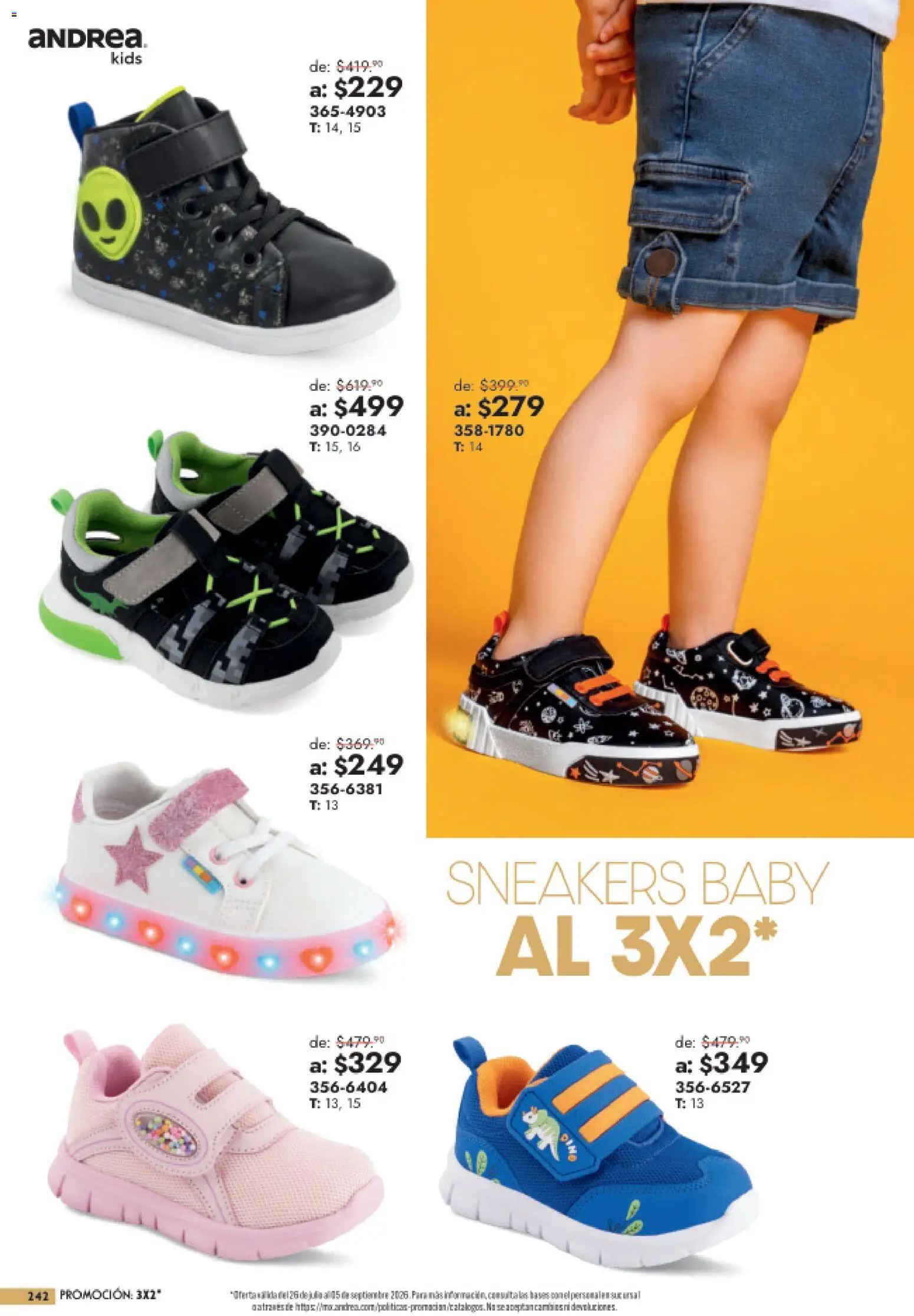 Nuevas ofertas de Andrea válidas en toda la República Mexicana desde el 26/07/2026. ¡Encuentra las mejores ofertas en Andrea catálogo Outlet! | Página: 242