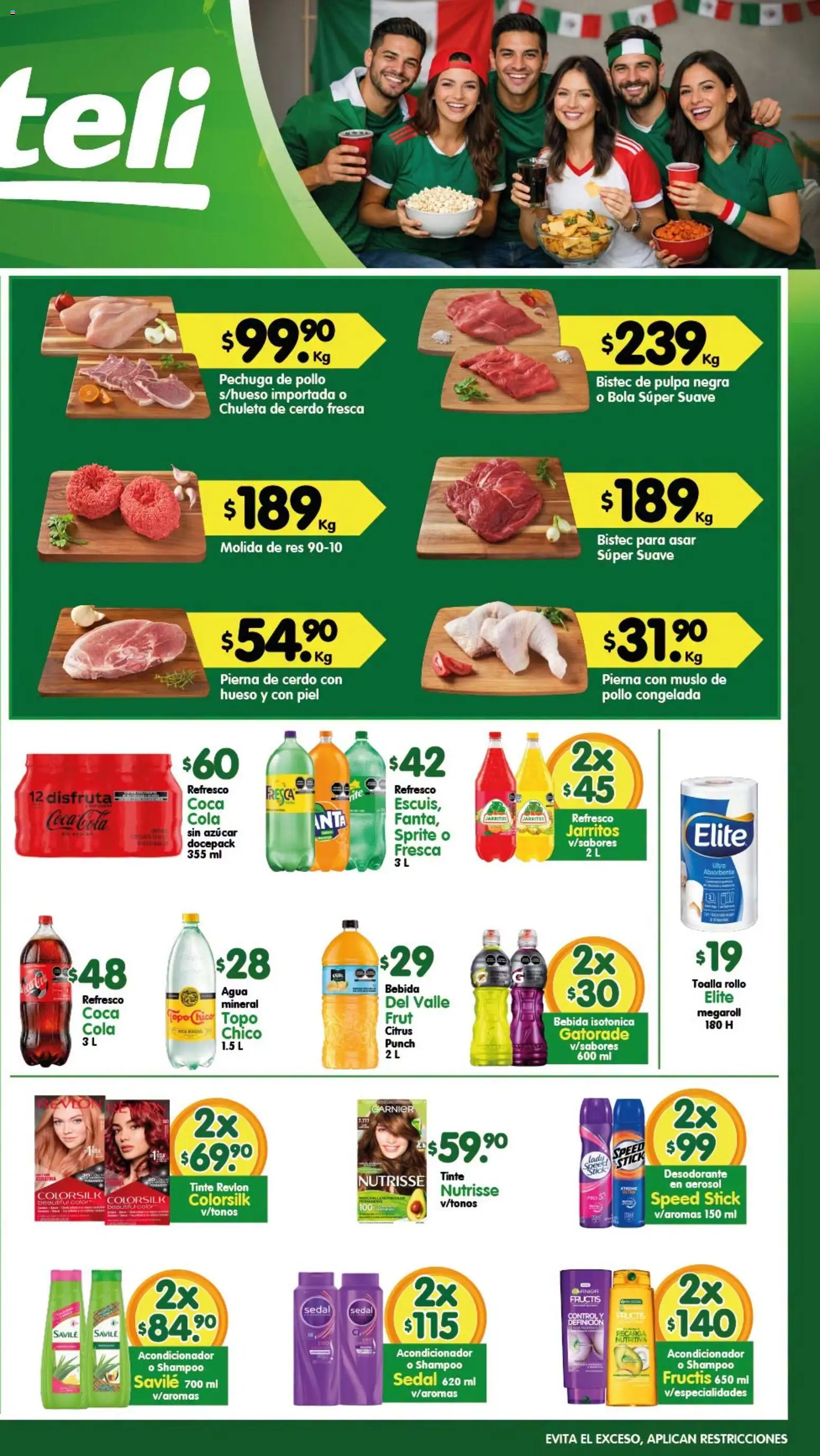 Nuevas ofertas de Arteli válidas en toda la República Mexicana desde el 17/07/2026. ¡Encuentra las mejores ofertas en Arteli folleto Express! | Página: 2 | Productos: Desodorante, Refresco, Toalla, Acondicionador