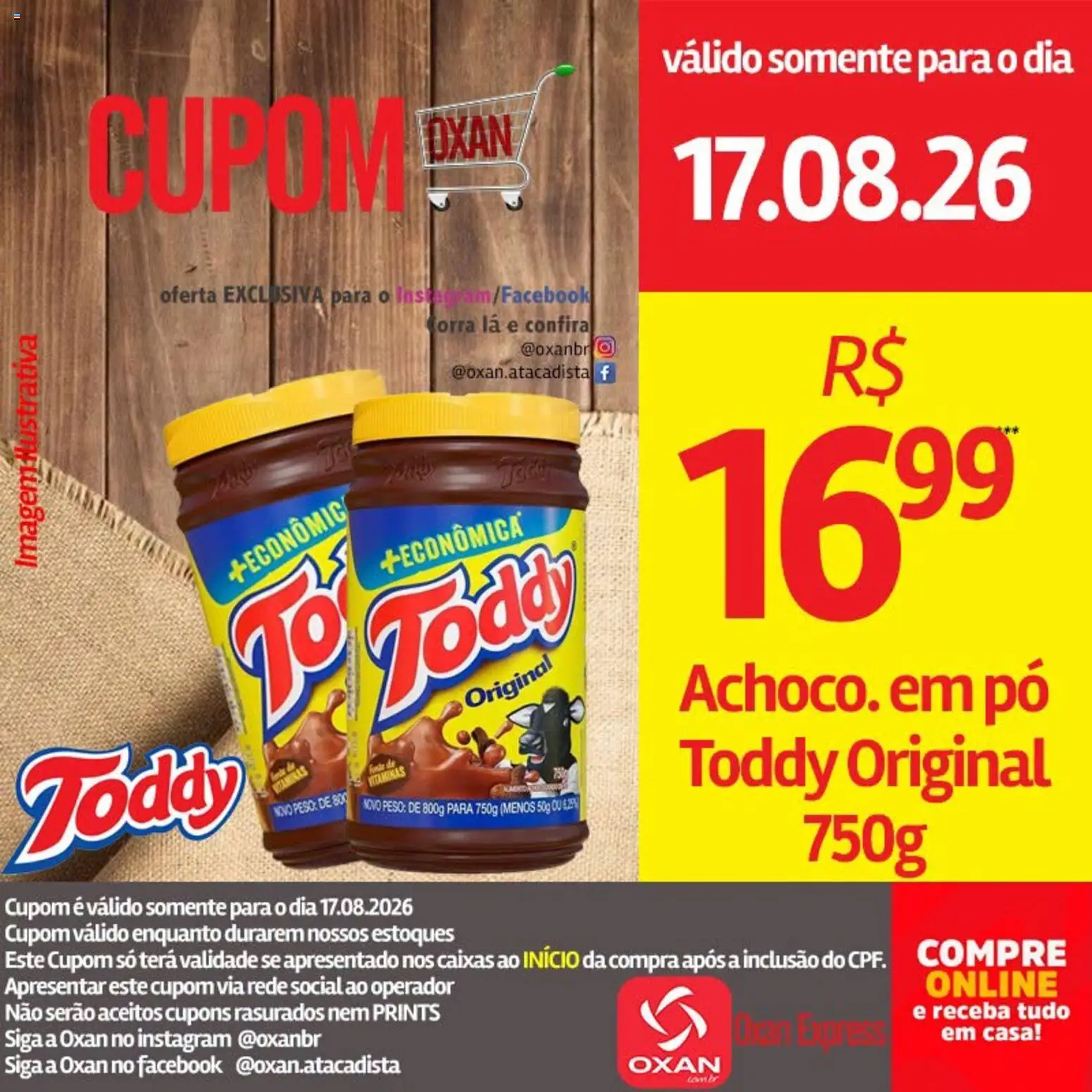 Oxan Atacadista Folheto - válido de 17/08/2026 | Página: 13 | Produtos: Pó