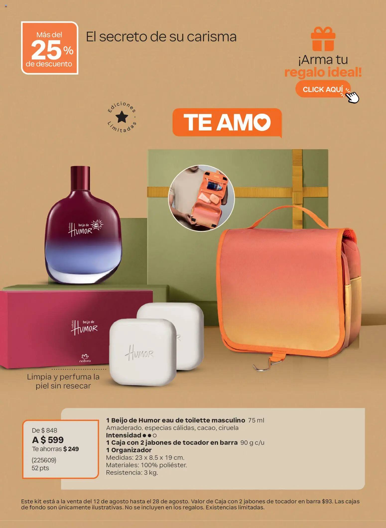 Nuevas ofertas de Natura válidas en toda la República Mexicana desde el 12/08/2026. ¡Encuentra las mejores ofertas en Natura Día de los Abuelos 2026! | Página: 12 | Productos: Especias, Organizador, Barra, Eau de toilette