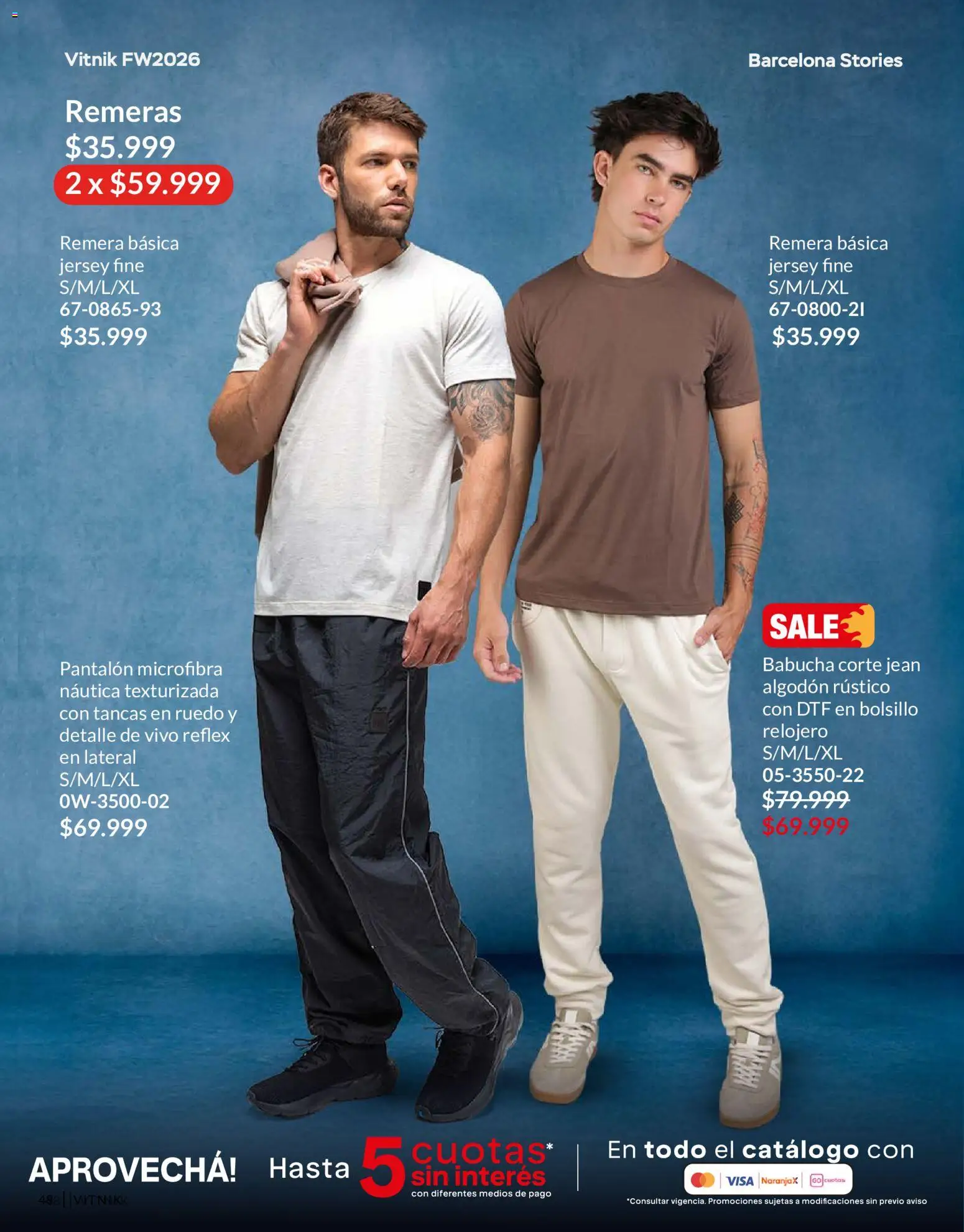 Vitnik - Hombre │ válido desde el 01.06.2026 | Página: 48 | Productos: Remera, Algodón, Jean, Babucha