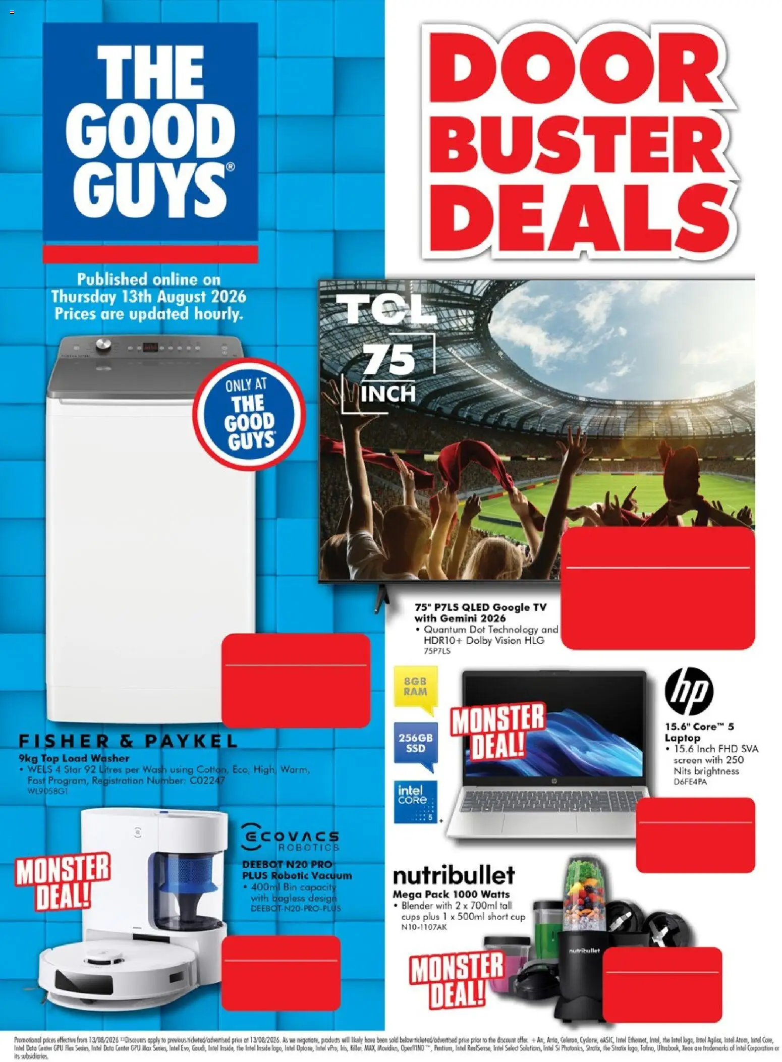 The Good Guys catalogue - valid from 13/08/2026 | Page: 24 | Products: Cups, Blender, Tv, Screen