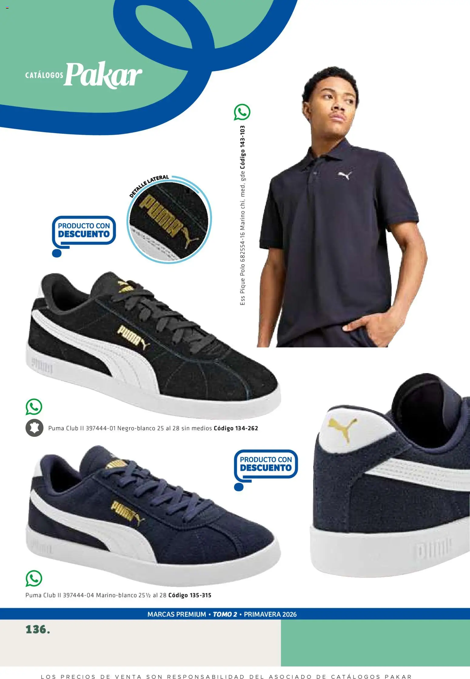 Nuevas ofertas de SC Pakar válidas en toda la República Mexicana desde el 27.02.2026. ¡Encuentra las mejores ofertas en SC Pakar catálogo Premium Men Tomo 2! | Página: 136