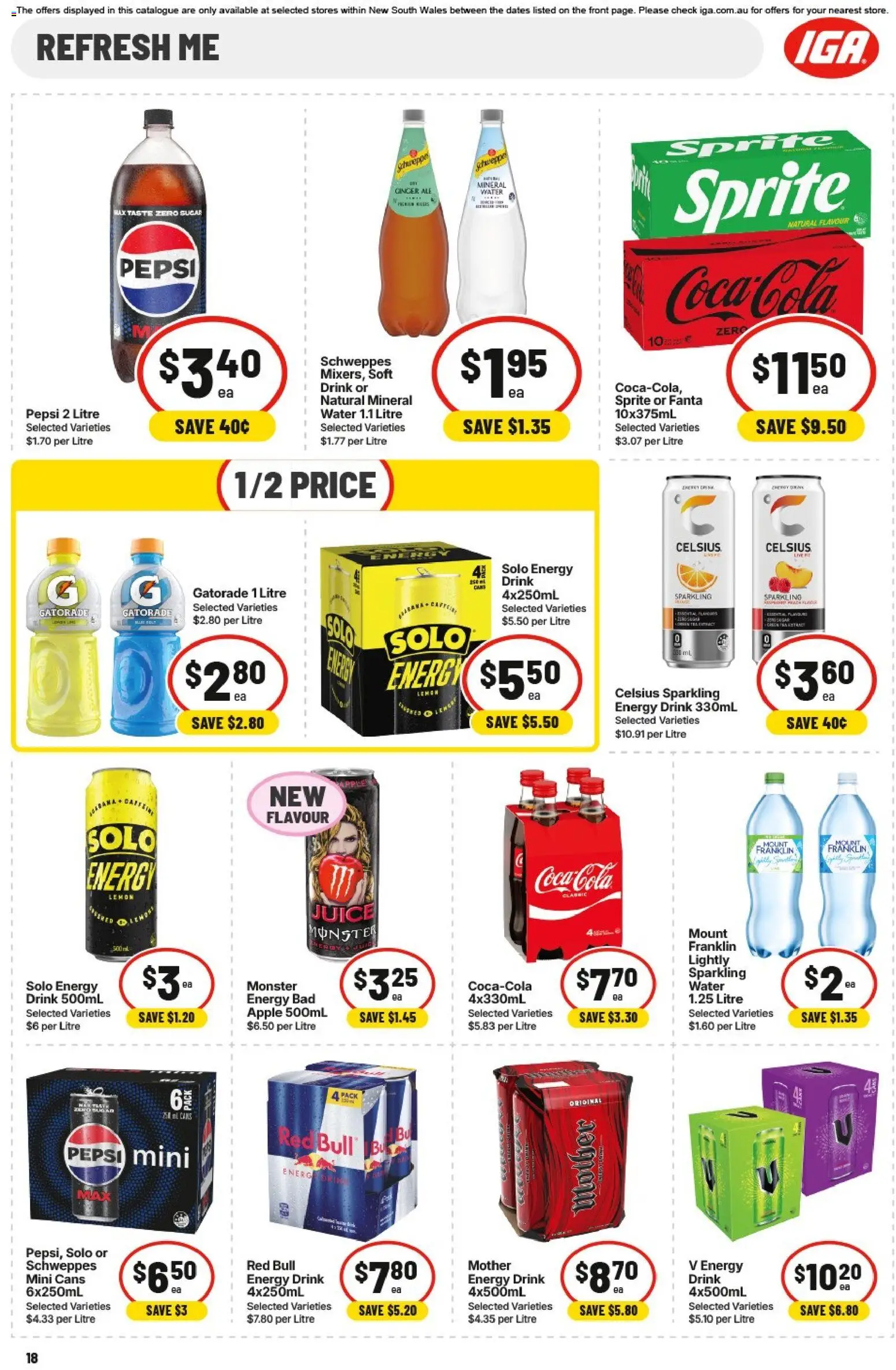 IGA catalogue - valid from 26/08/2026 | Page: 16 | Products: Dairy, Lindor balls, Lindt, Lindor