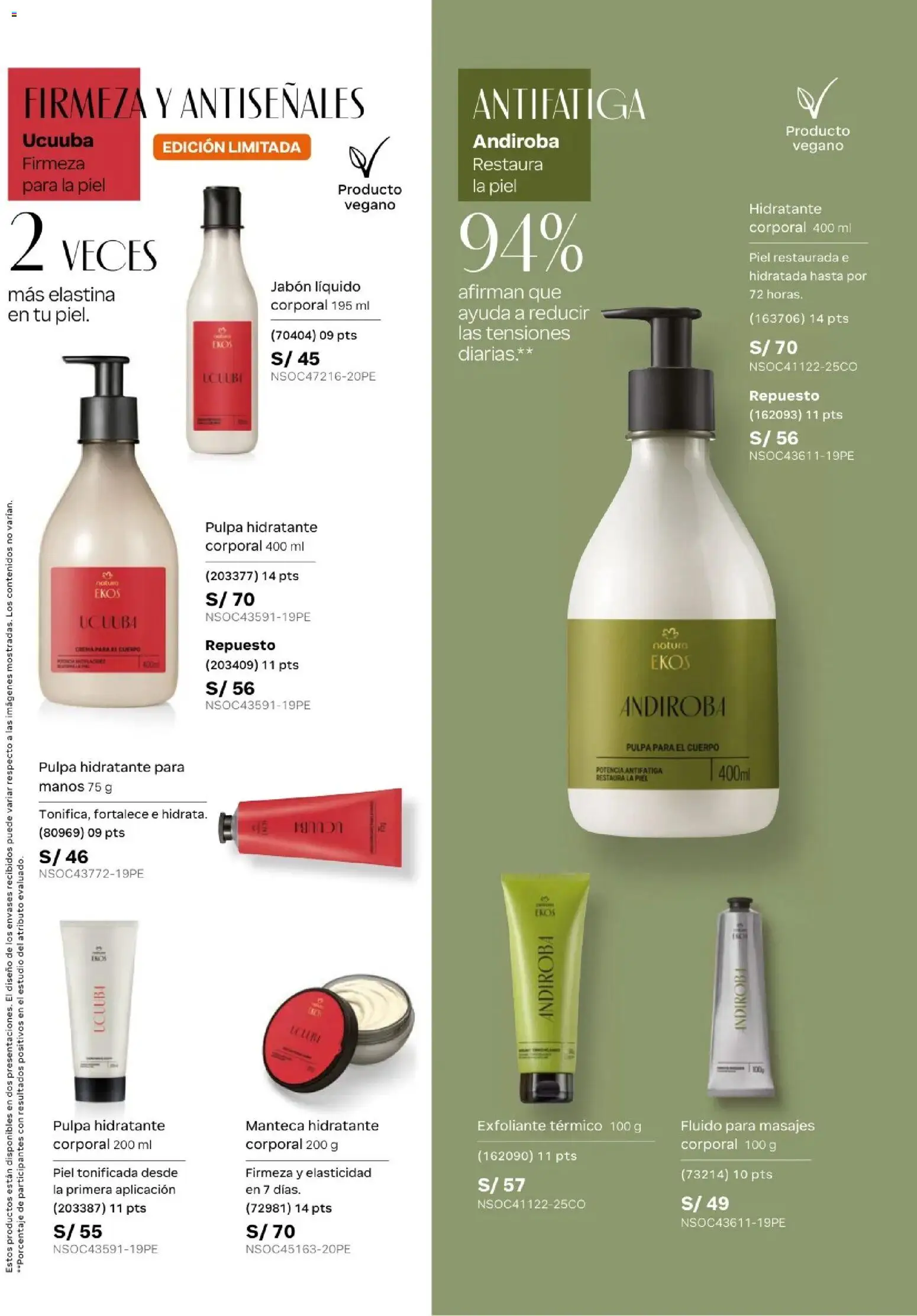 Catálogo Natura válido desde 05.05.2026 | Página: 122 | Productos: Exfoliante, Crema para el cuerpo, Jabón, Crema