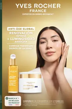 Vista previa de Yves Rocher campaña 12 2026, nuevo folleto de la tienda, válido en México a partir del 25/08/2026