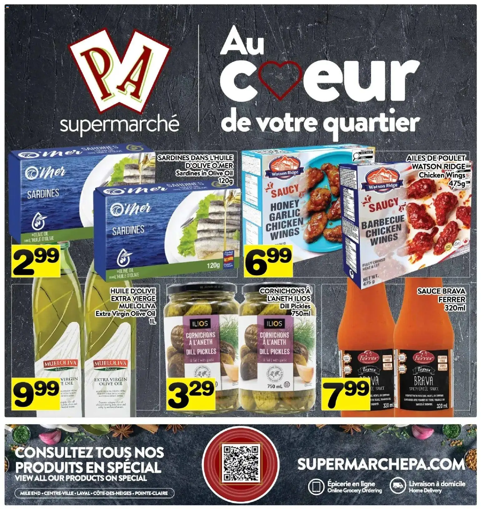 Pa Supermarché flyer valid from Aug 3, 2026 | Page: 7 | Products: Chicken wings, Ridge, Oil, Chicken