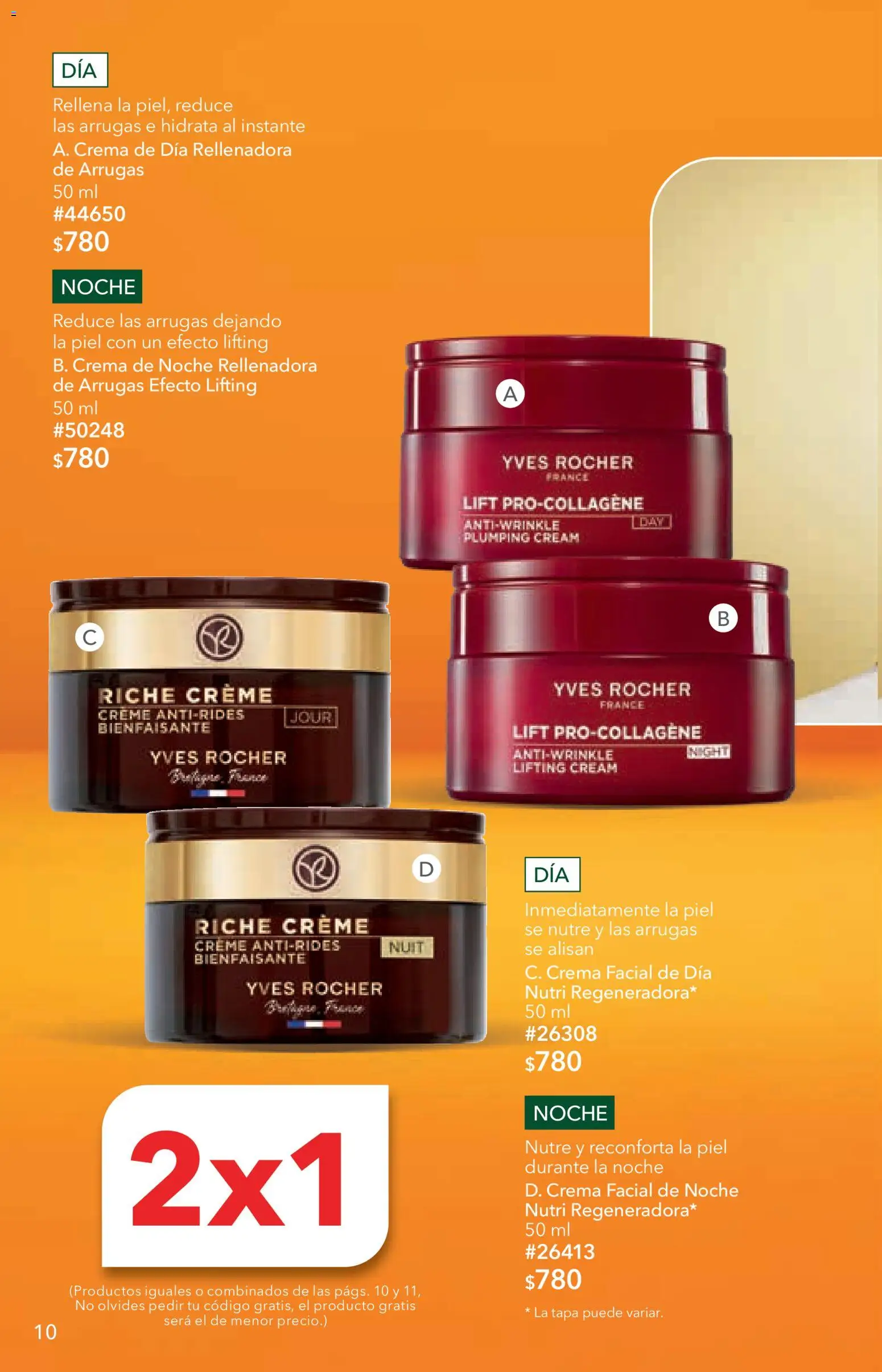 Nuevas ofertas de Yves Rocher válidas en toda la República Mexicana desde el 14/07/2026. ¡Encuentra las mejores ofertas en Yves Rocher campaña 10 2026! | Página: 10 | Productos: Crema