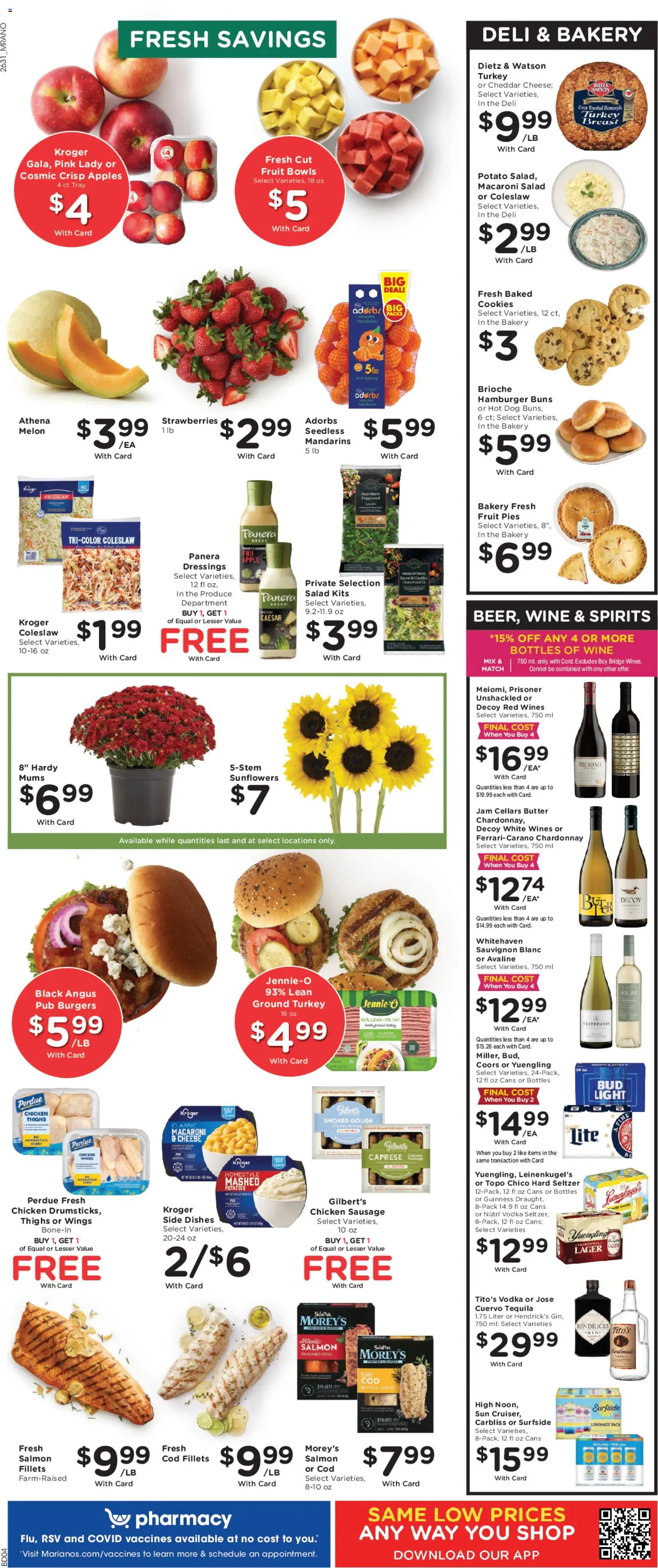 Mariano's Weekly Ad - valid from 09/02/2026 | Page: 9 | Products: Chicken, Butter, Bread, Melon