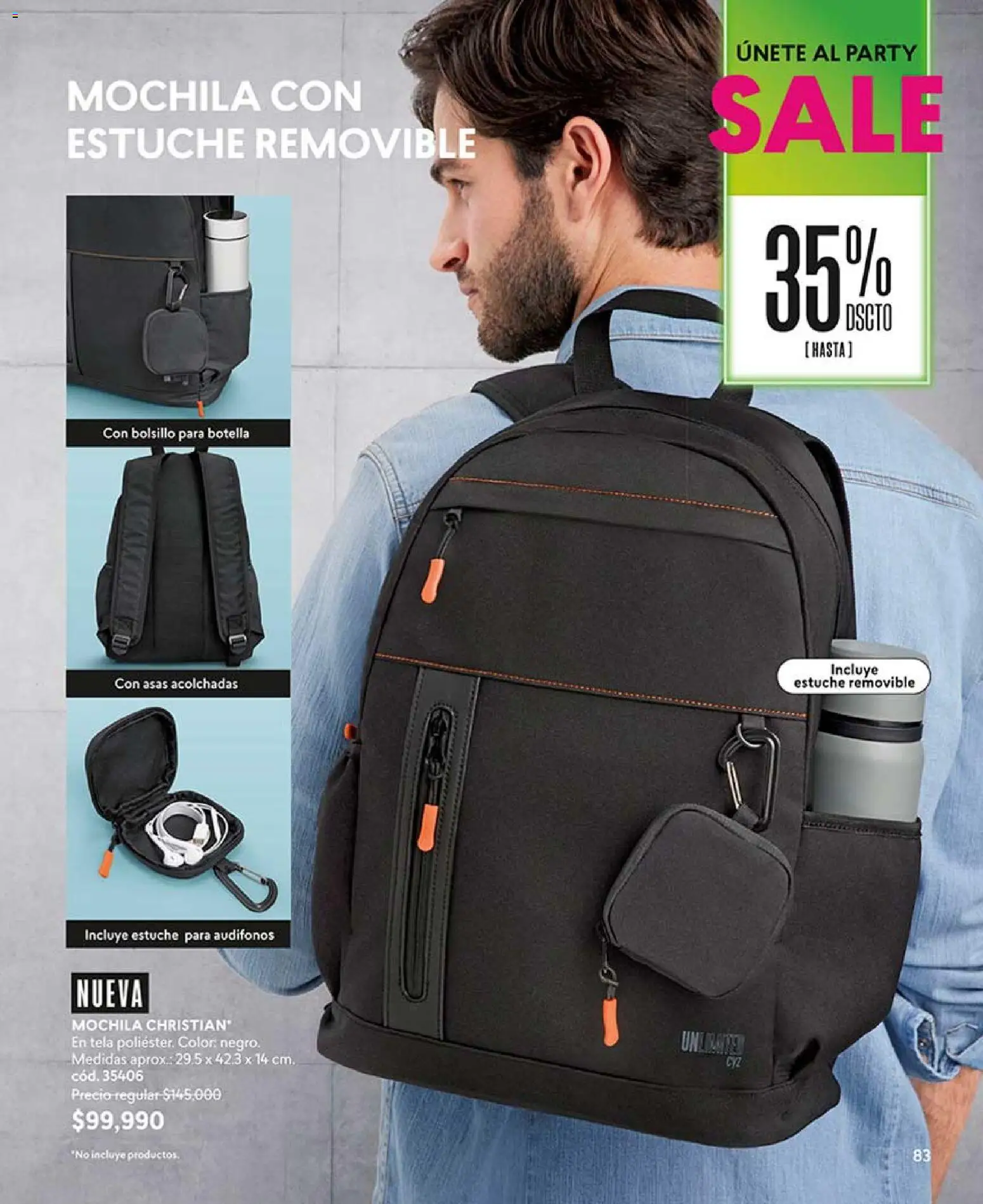 CyZone revista - valida desde el 17.07.2026 | Página: 95 | Productos: Mochila, Estuche, Audífonos, Botella