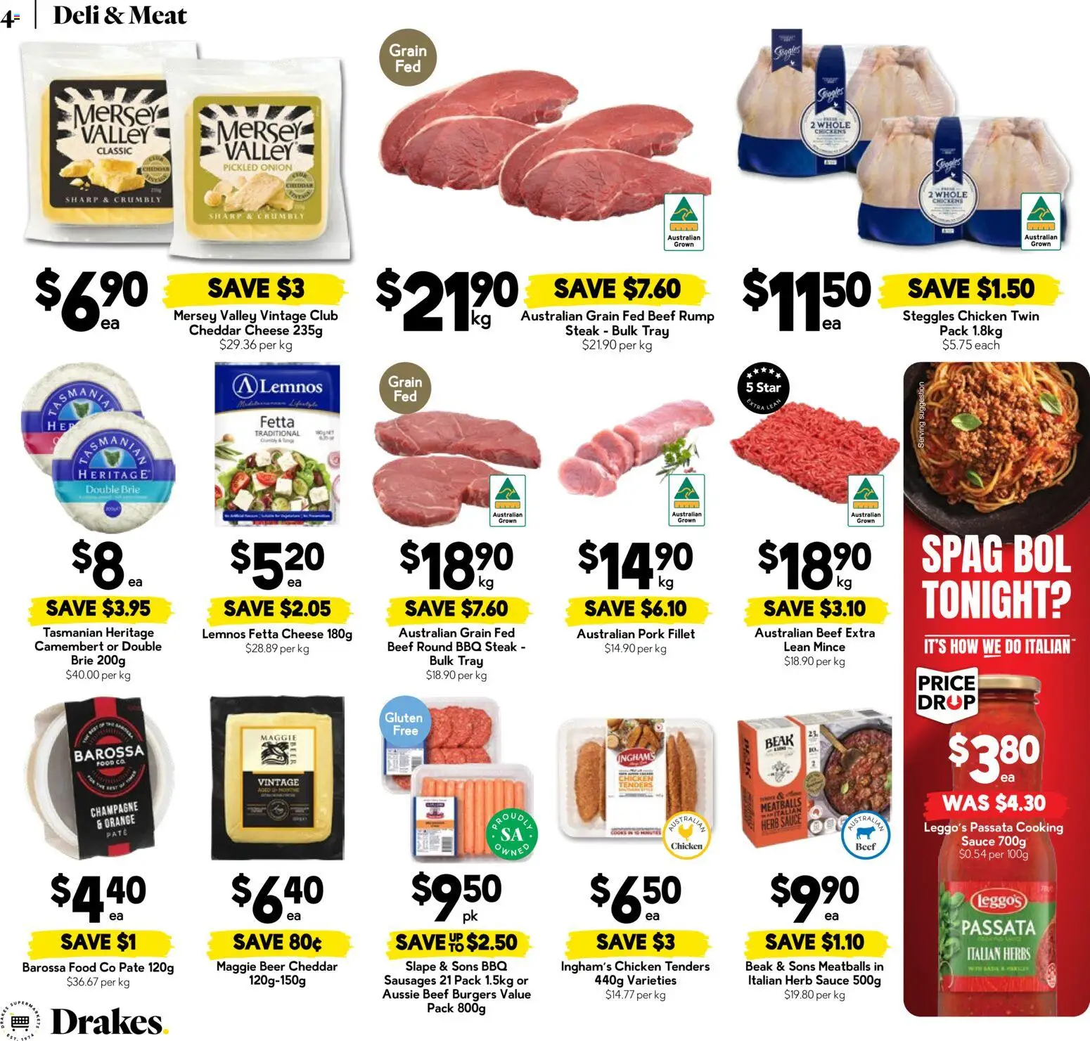 Drakes catalogue - valid from 20.05.2026 | Page: 4 | Products: Beer, Chicken, Steak, Sauce