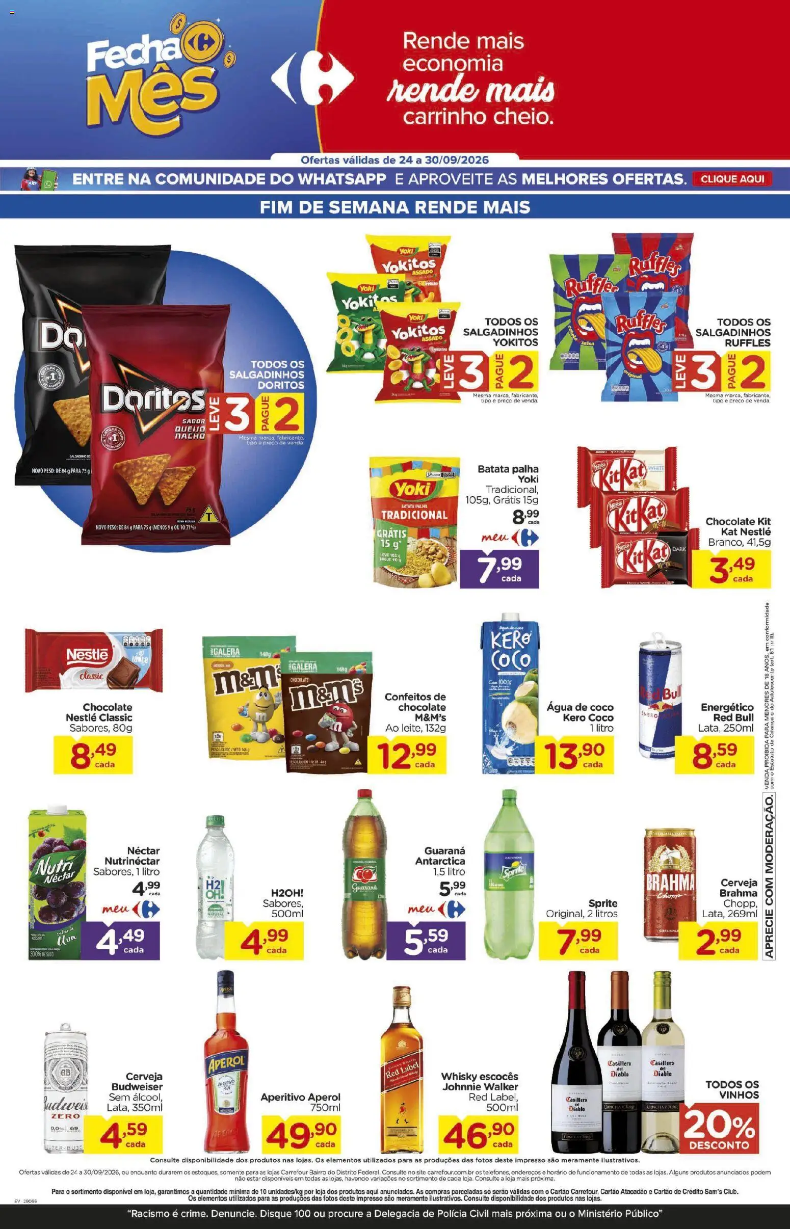 Carrefour Bairro Folheto - válido de 24/09/2026 | Página: 5 | Produtos: Queijo, Carrinho, Água, Batata