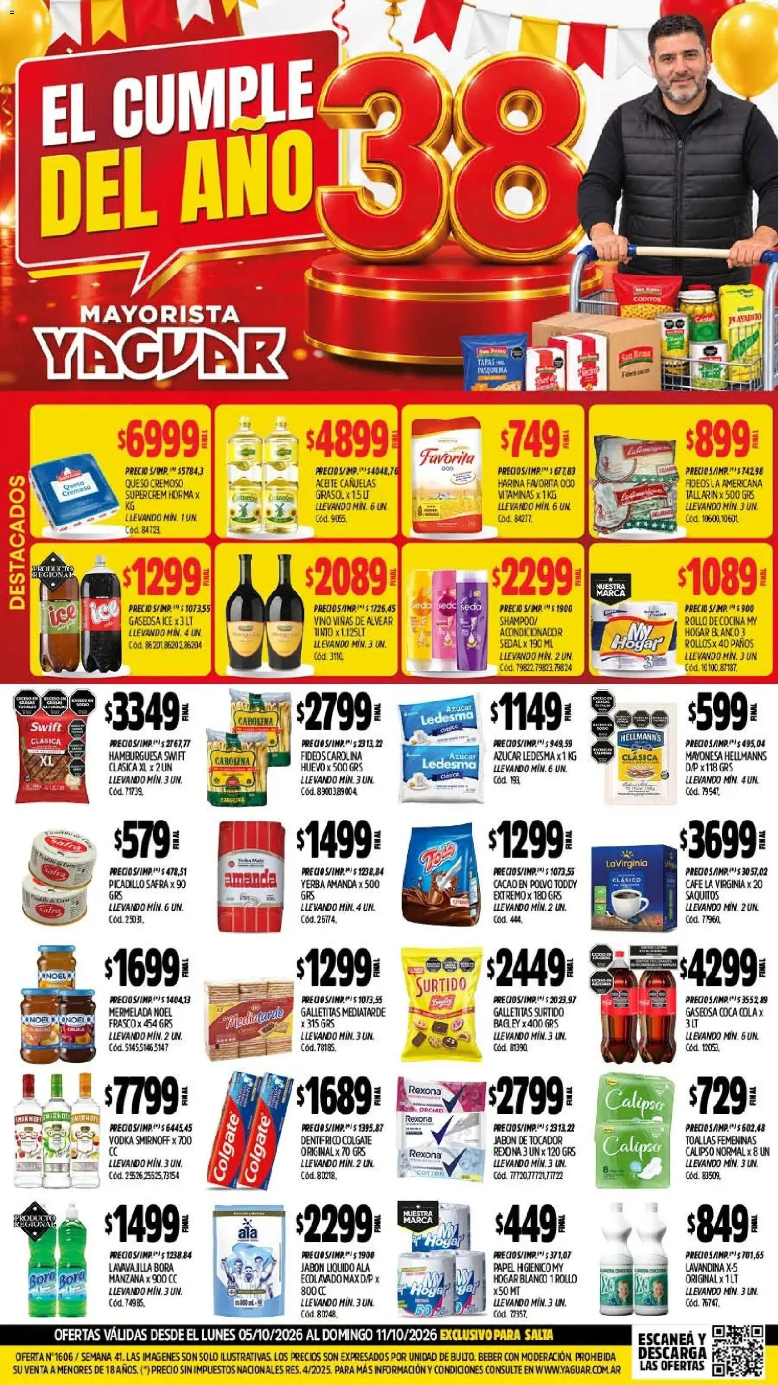 Yaguar - Oferta Semanal Salta │ válido desde el 05/10/2026 | Página: 1