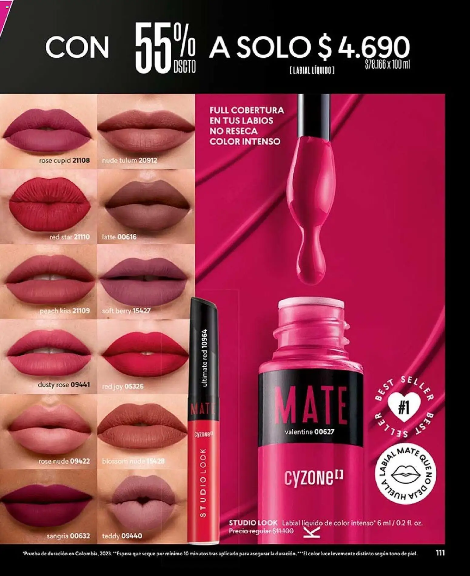 Catálogo CyZone Campaña 13 │ válido desde el 26.07.2026 | Página: 123 | Productos: Mate, Labial, Té