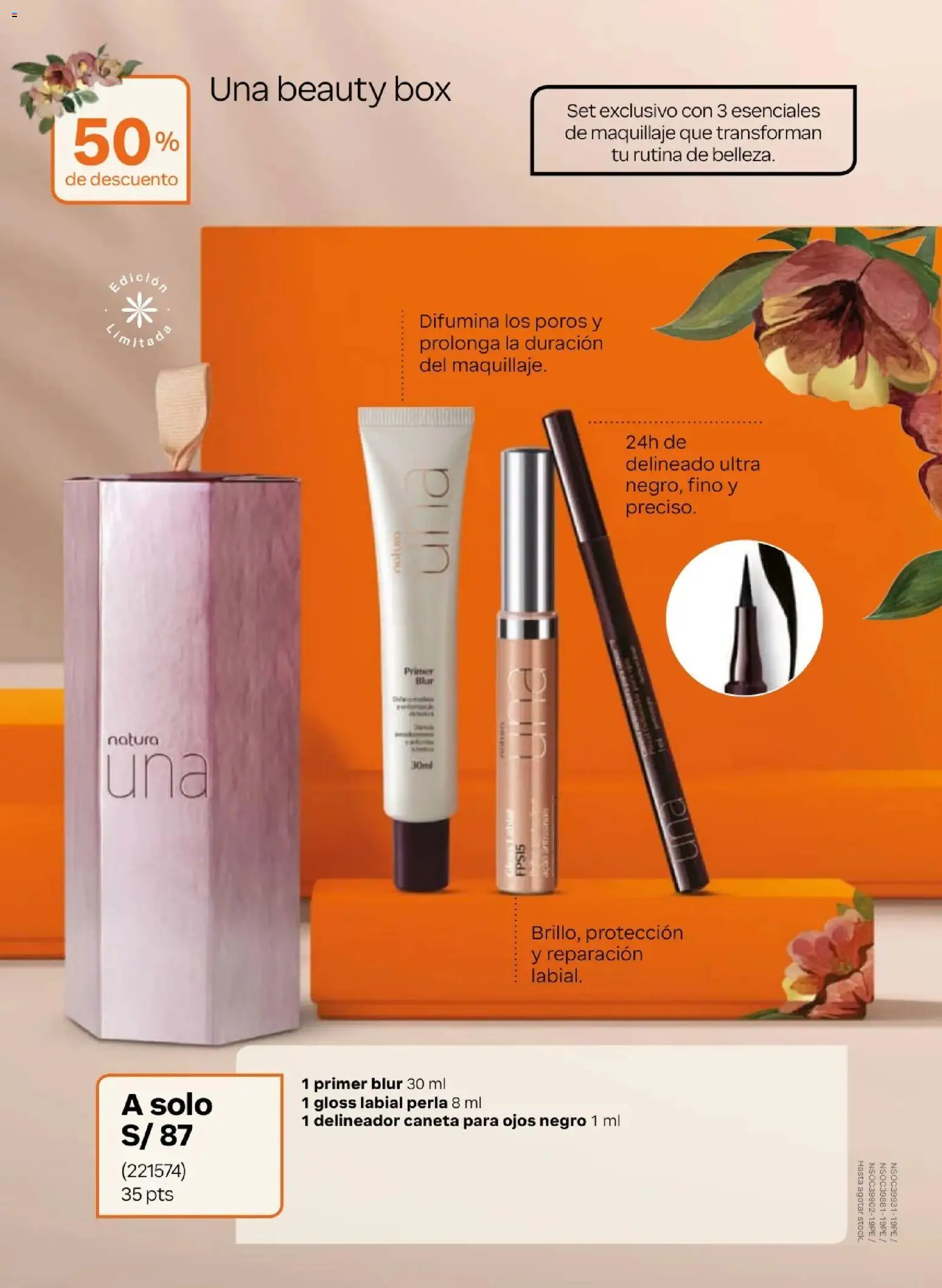 Catálogo Natura válido desde 31/03/2026 | Página: 23 | Productos: Delineador, Maquillaje