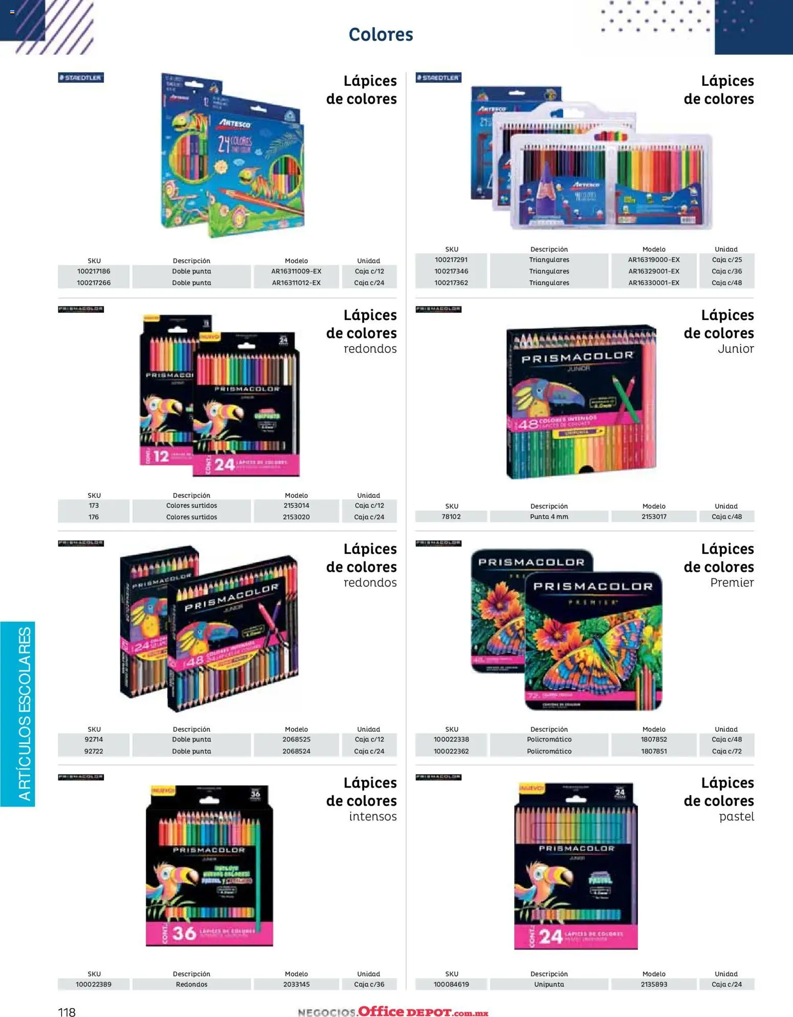 Nuevas ofertas de Office Depot válidas en toda la República Mexicana desde el 12.01.2026. ¡Encuentra las mejores ofertas en Office Depot catálogo 2026! | Página: 120 | Productos: Pastel, Caja