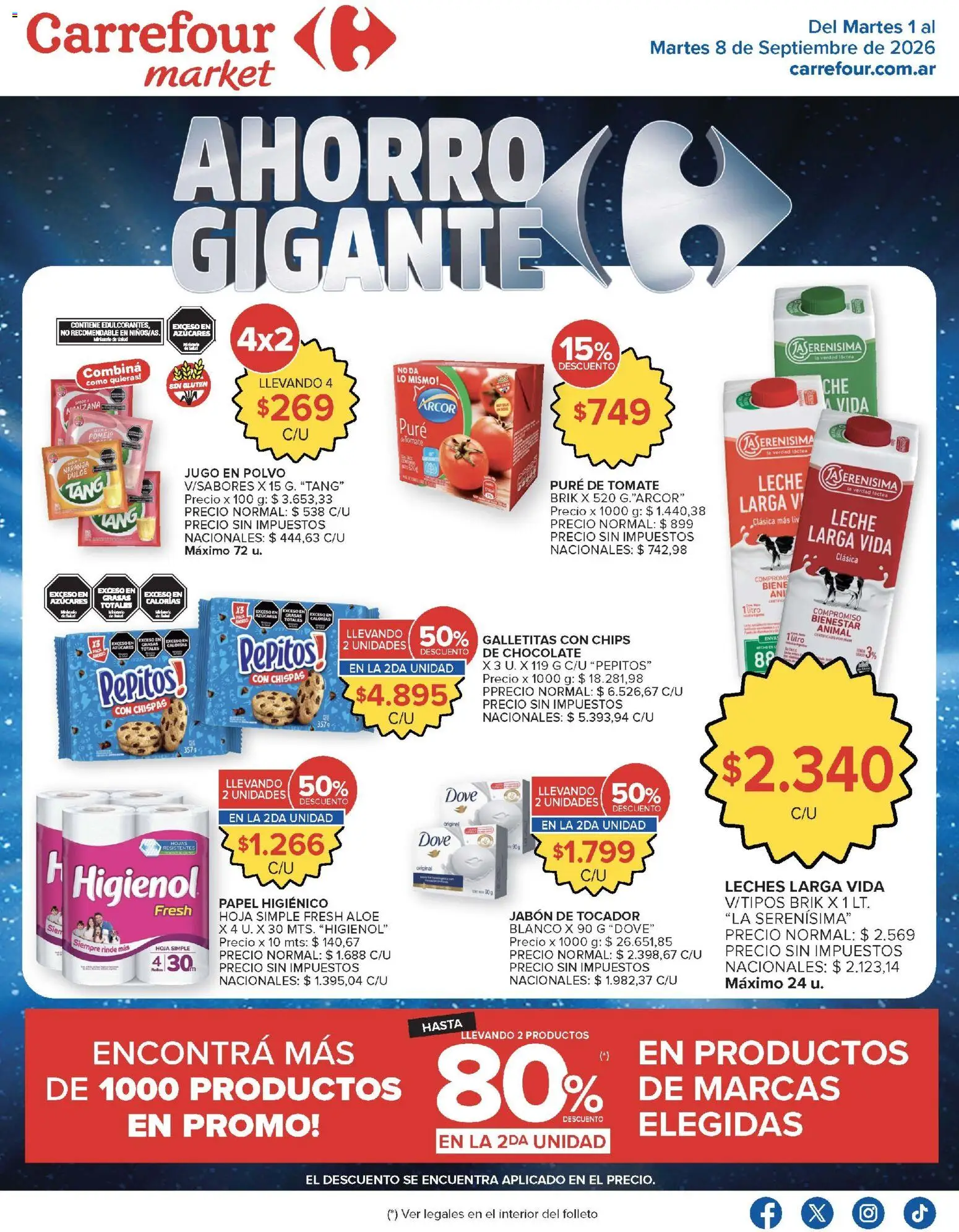 Carrefour Market - Catalógo │ válido desde el 01/09/2026 | Página: 1